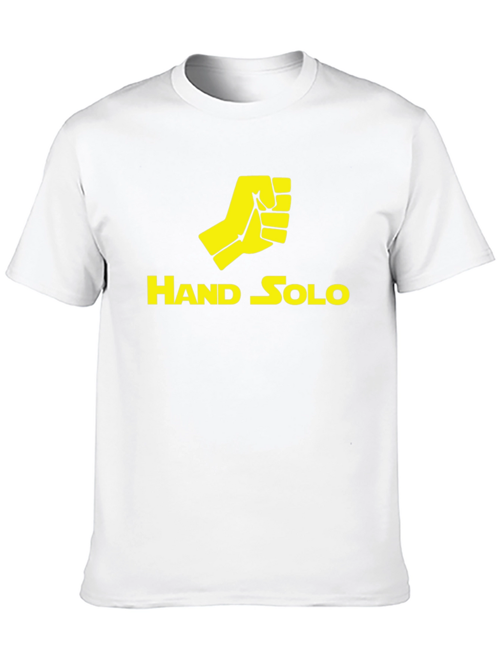 Hand Solo T-Shirt - Black Crew Neck Tee