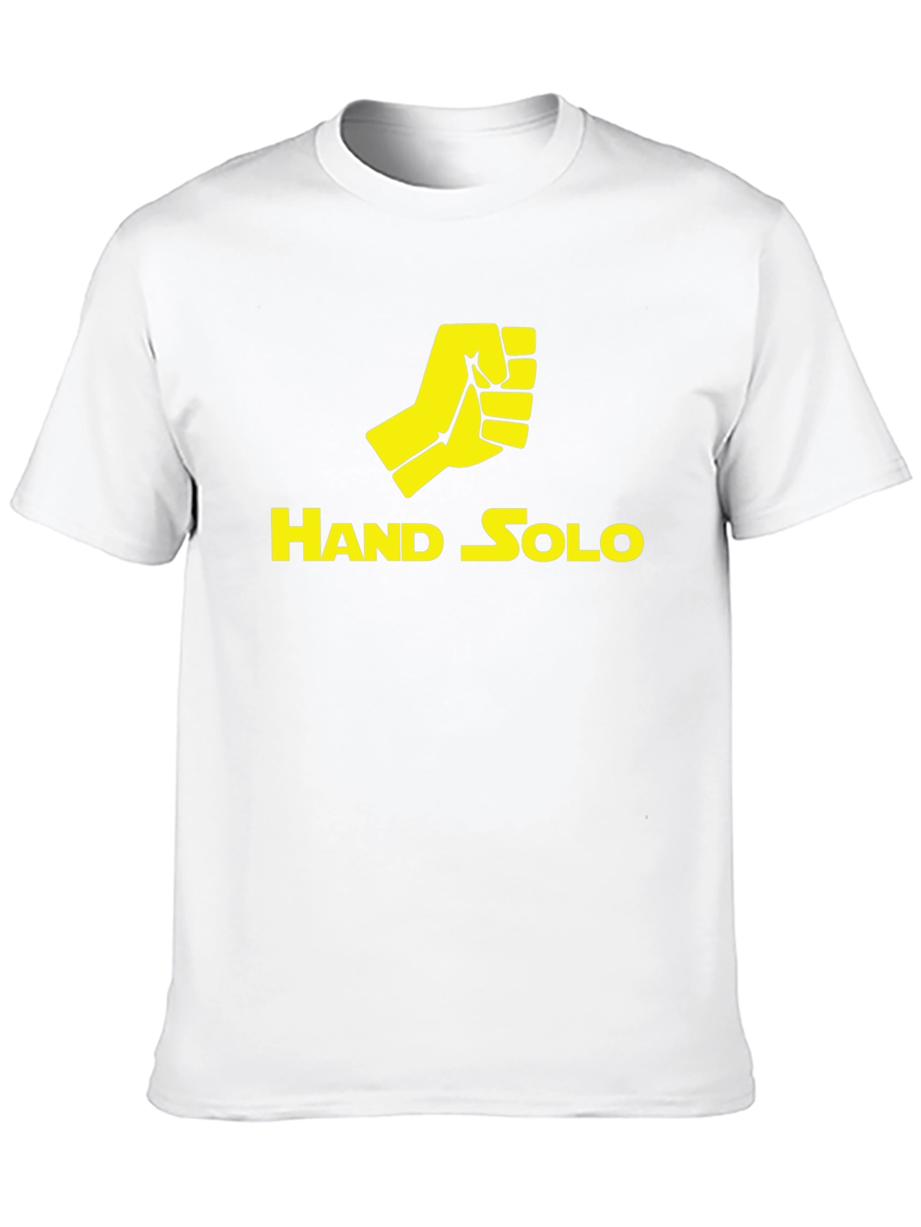 Hand Solo T-Shirt - Black Crew Neck Tee