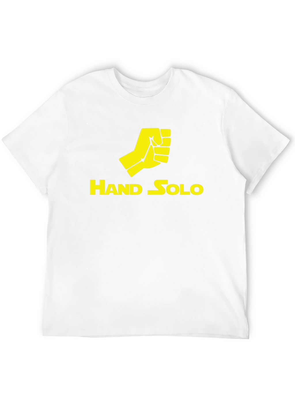 Hand Solo T-Shirt - Black Crew Neck Tee