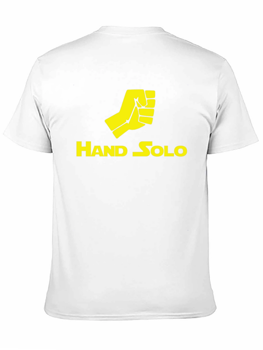 Hand Solo T-Shirt - Black Crew Neck Tee
