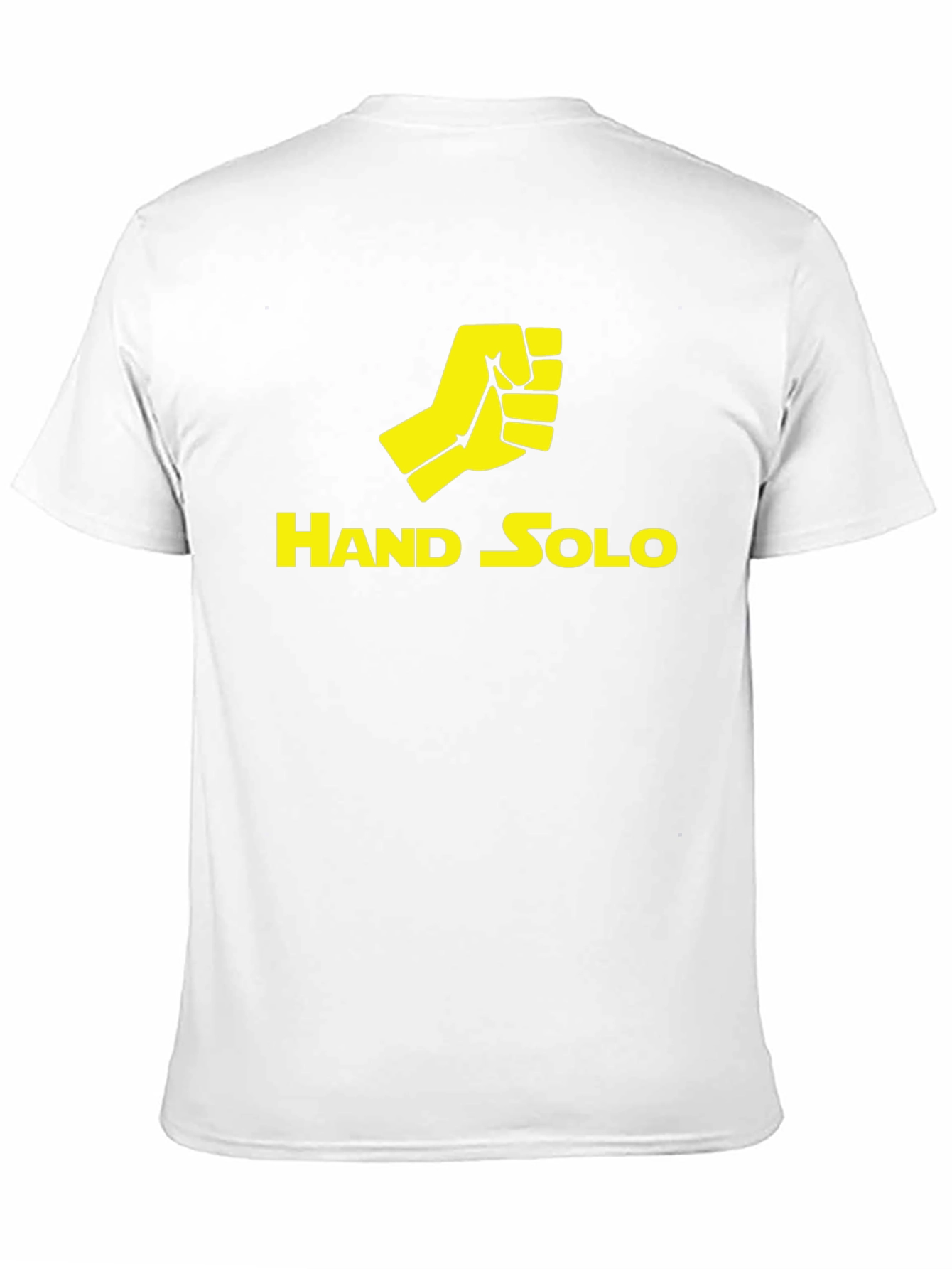 Hand Solo T-Shirt - Black Crew Neck Tee