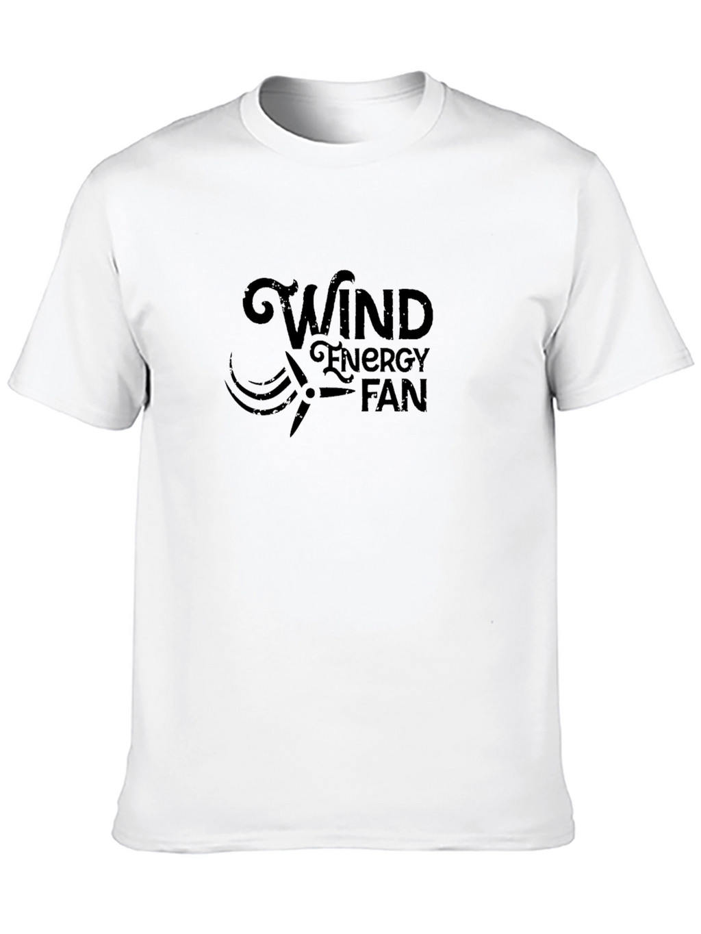 Wind Energy Fan Black T-Shirt