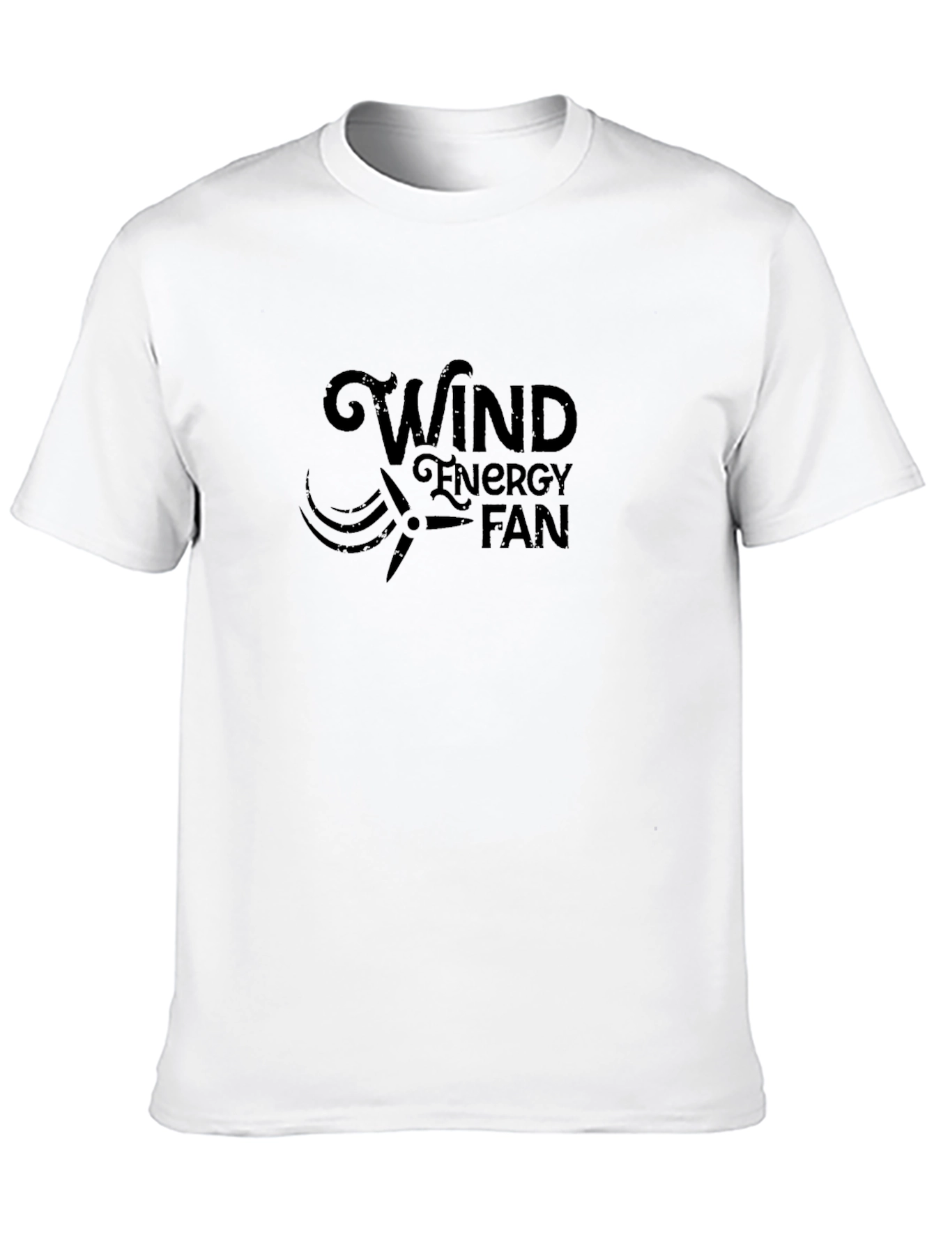 Wind Energy Fan Black T-Shirt