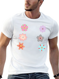 Floral Graphic T-Shirt - Black
