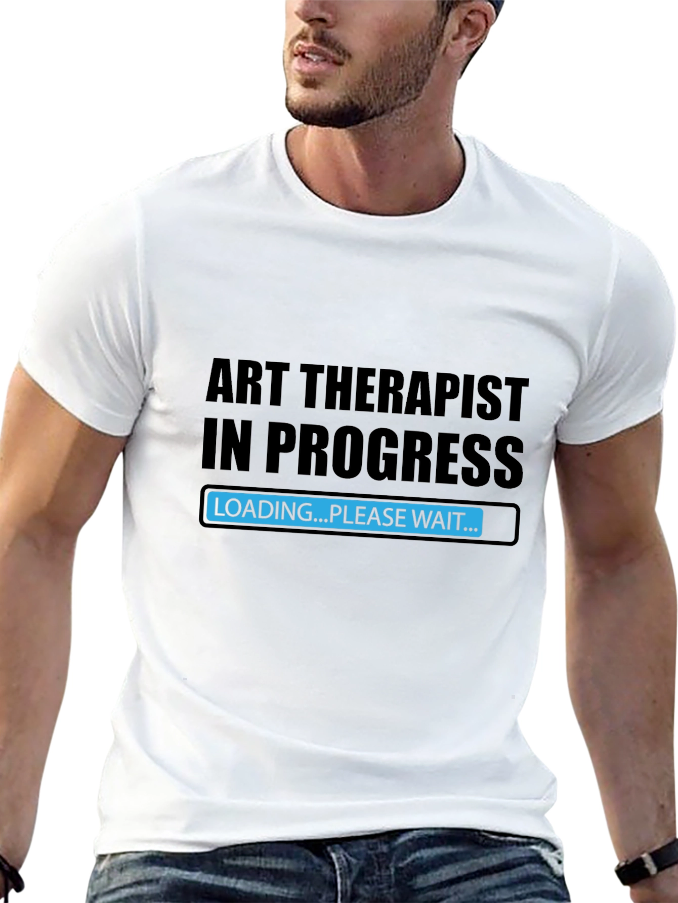 Art Therapist In Progress Black T-Shirt