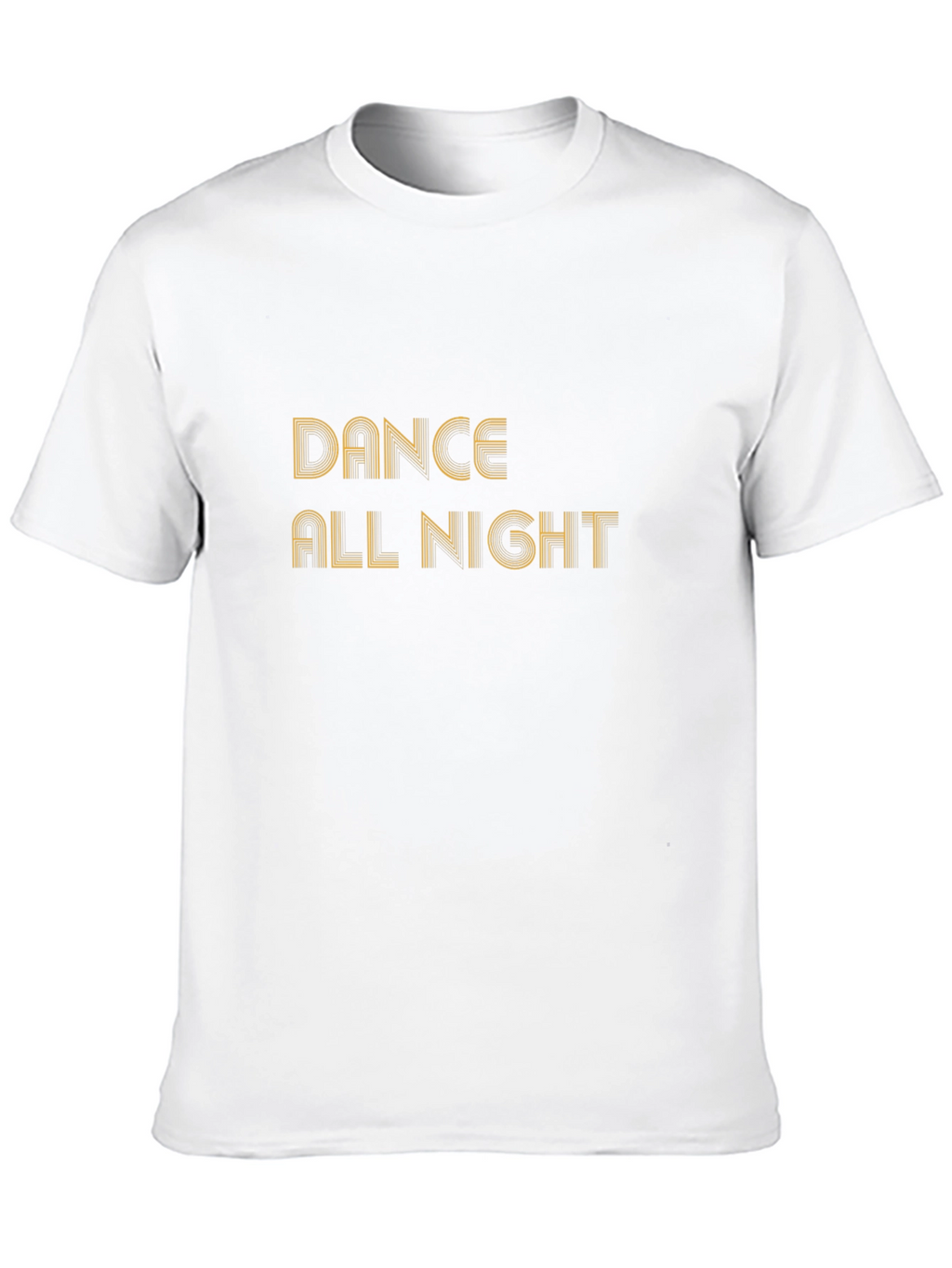 Dance All Night Black Graphic T-Shirt