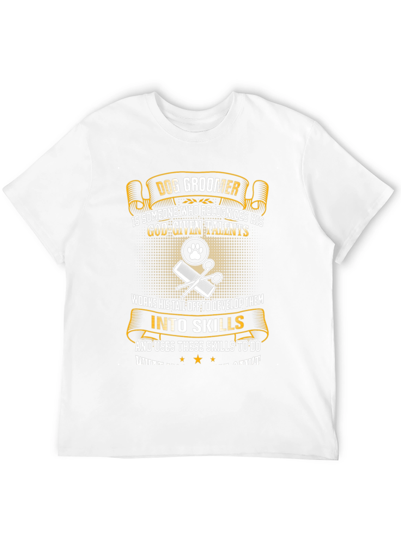 Dog Groomer T-Shirt Funny Pet Grooming Gift