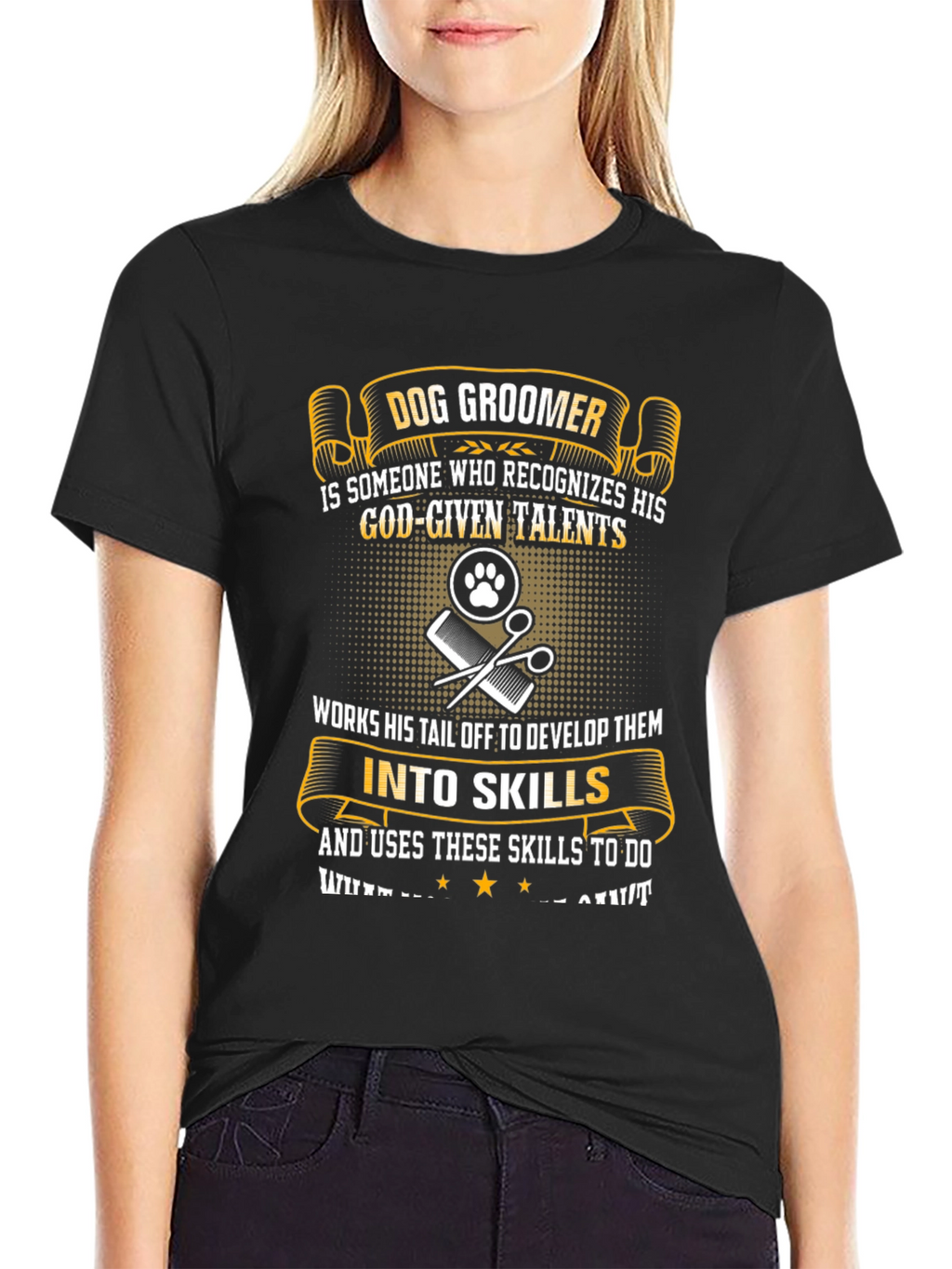 Dog Groomer T-Shirt Funny Pet Grooming Gift