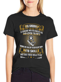 Dog Groomer T-Shirt Funny Pet Grooming Gift
