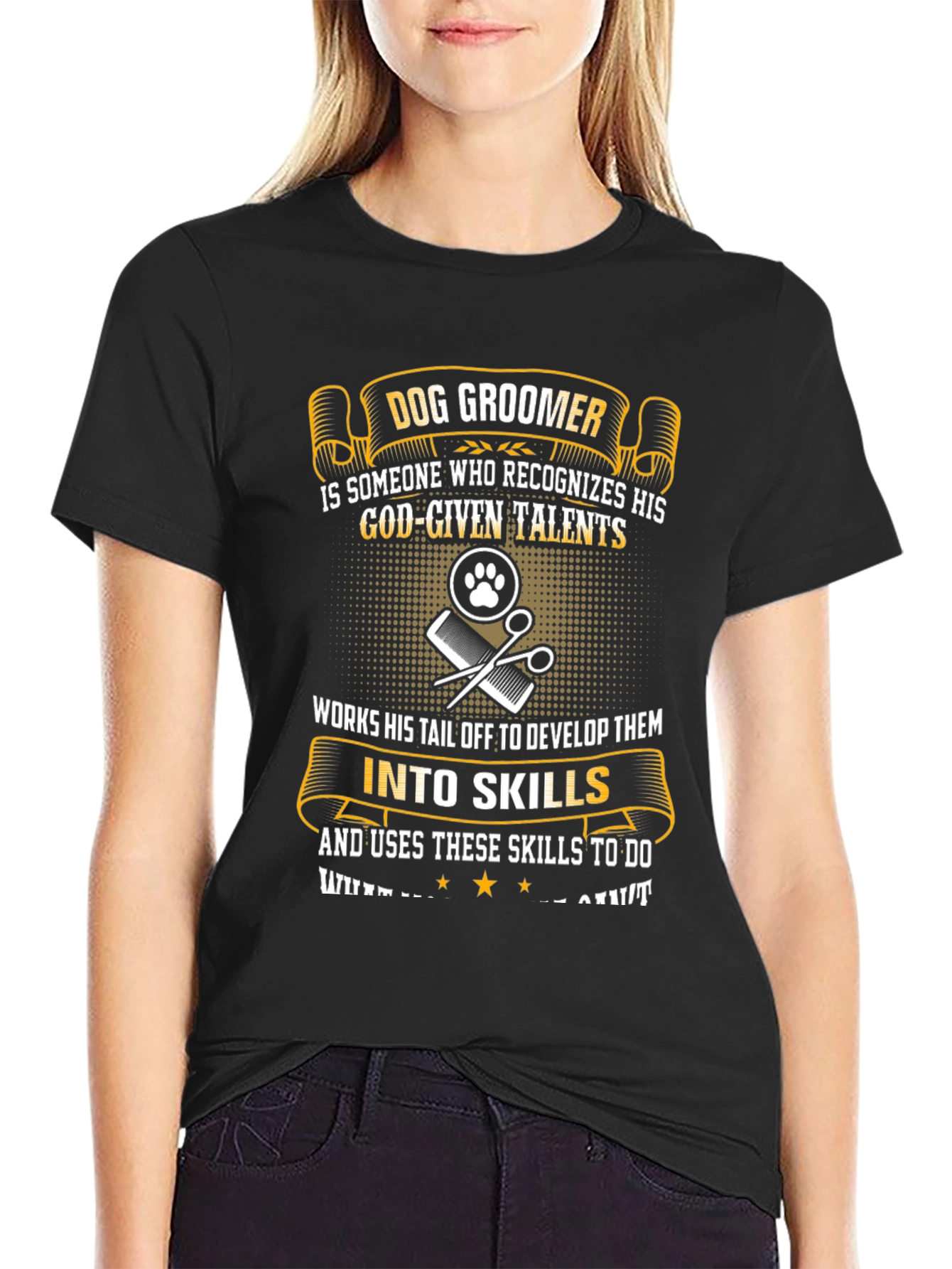 Dog Groomer T-Shirt Funny Pet Grooming Gift