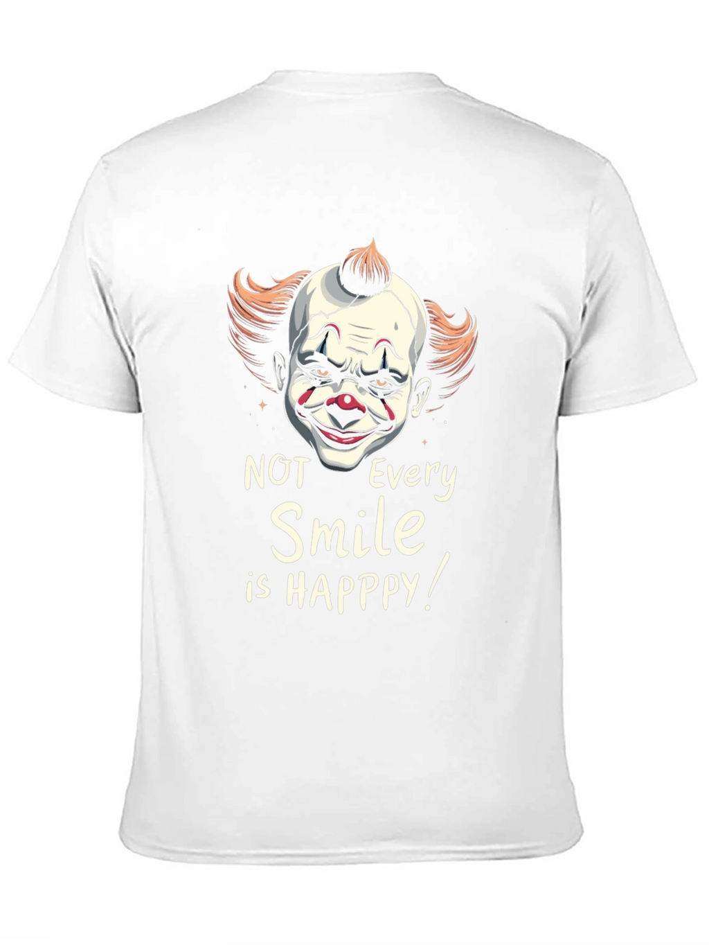 Scary Clown Smile Graphic T-Shirt