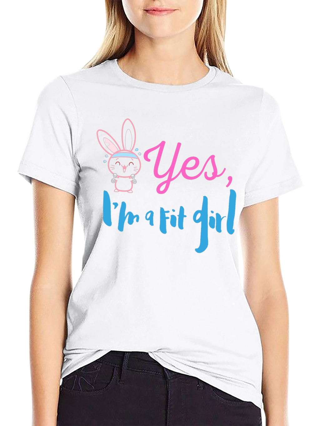 Yes Im a Fit Girl T-Shirt