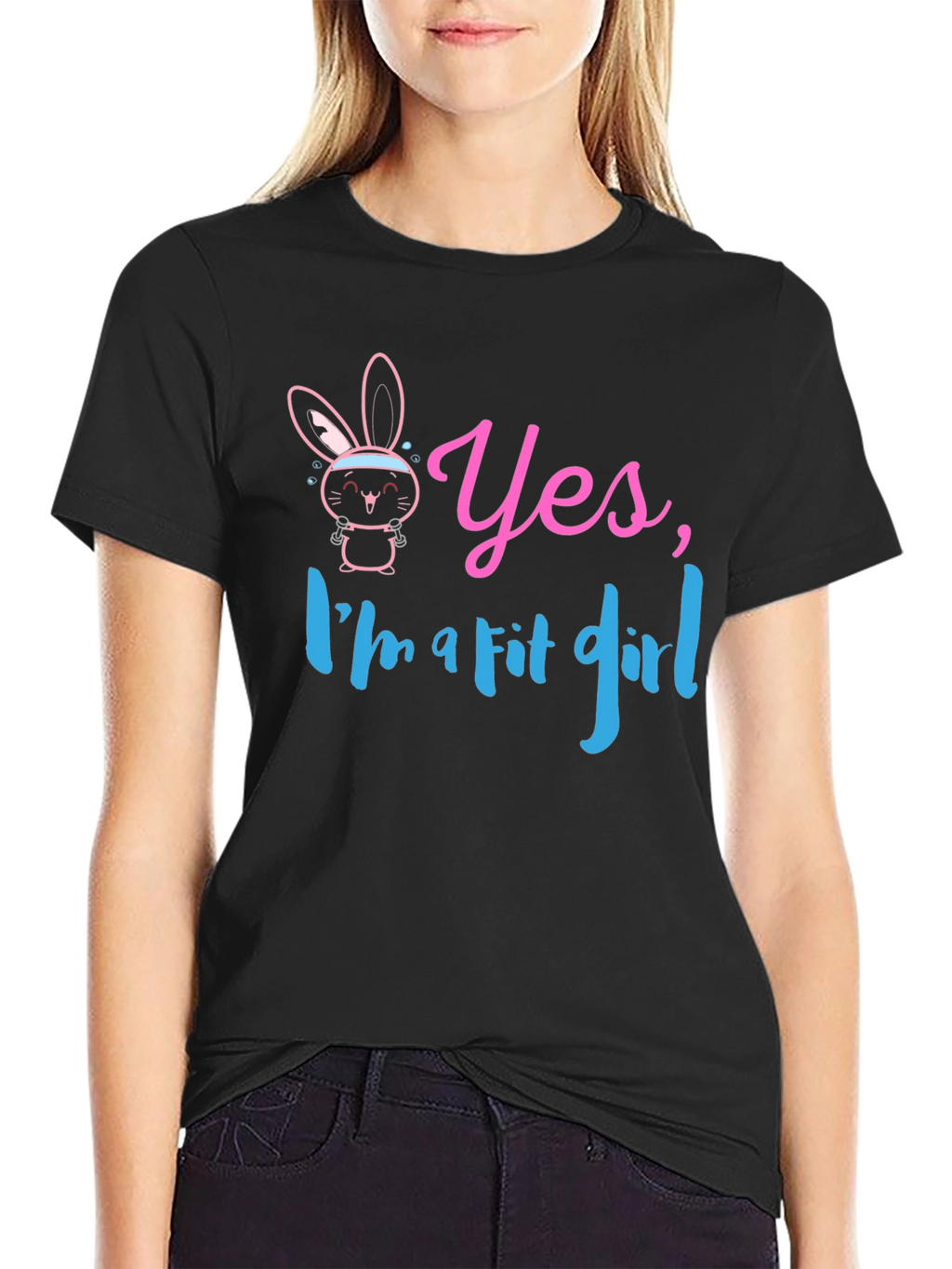 Yes Im a Fit Girl T-Shirt