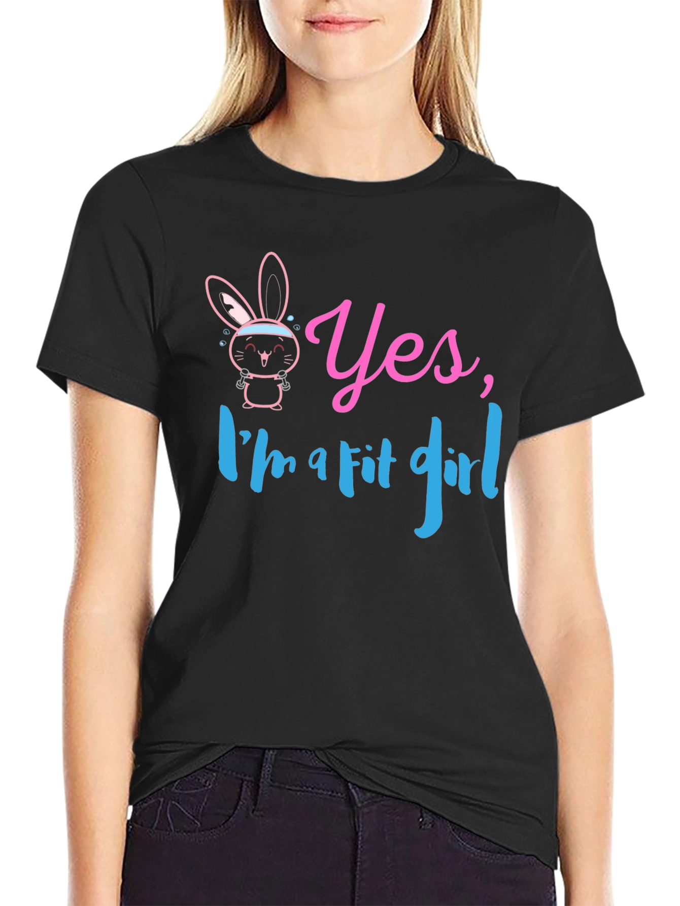 Yes Im a Fit Girl T-Shirt