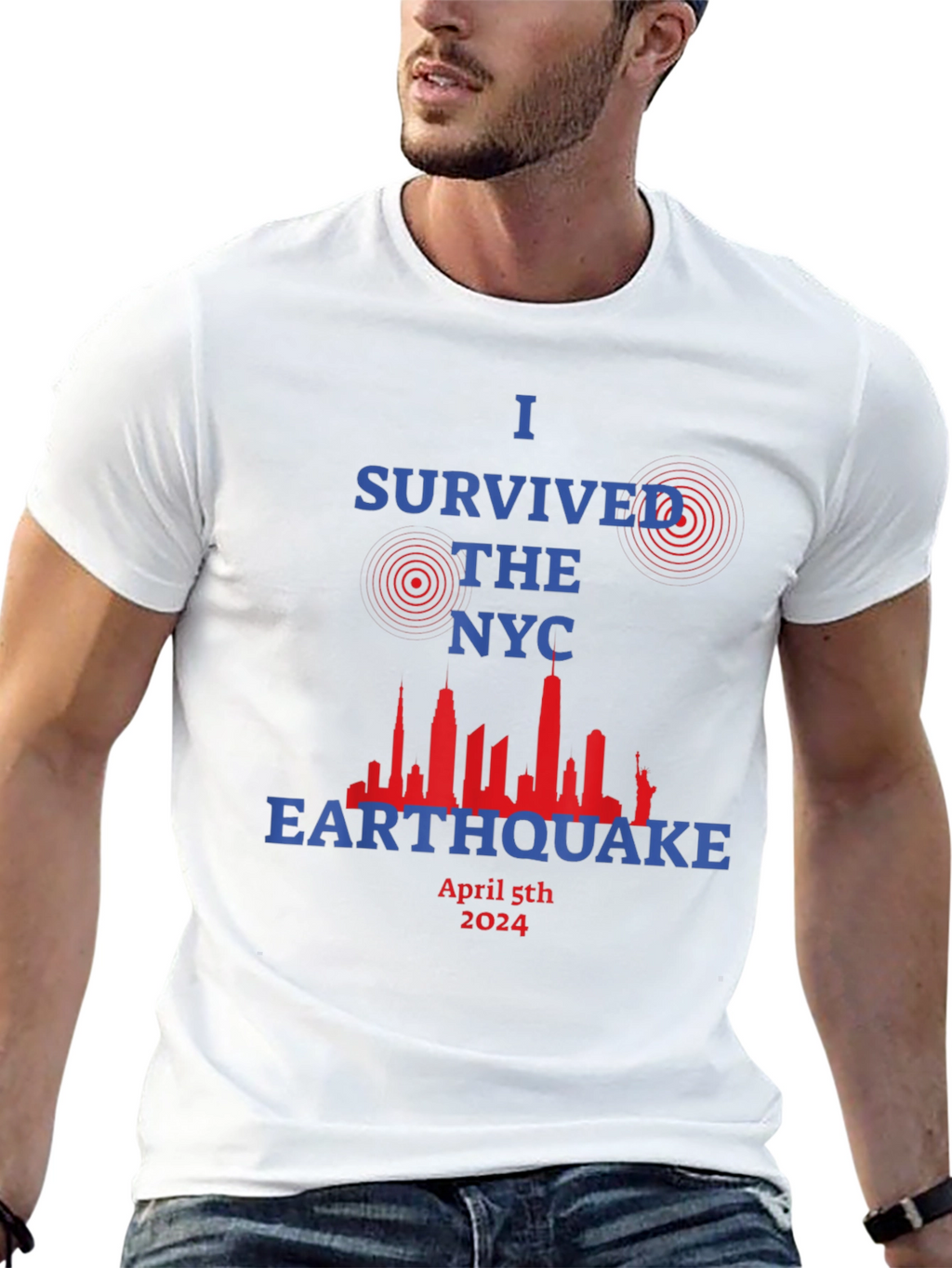 I Survived The NYC Earthquake April 5th 2024 T-Shirt