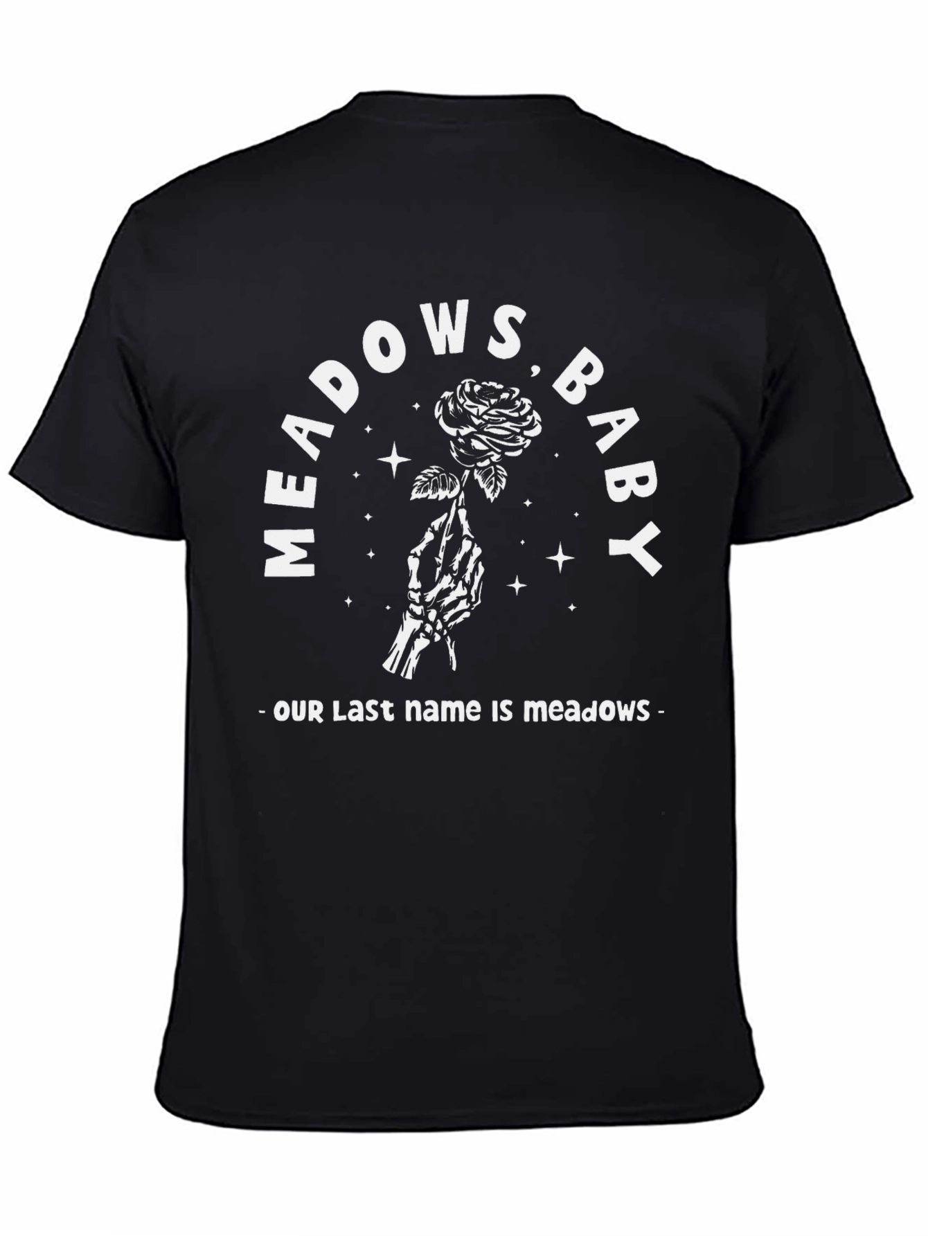 Meadows Baby Graphic Tee - Black Cotton Comfort