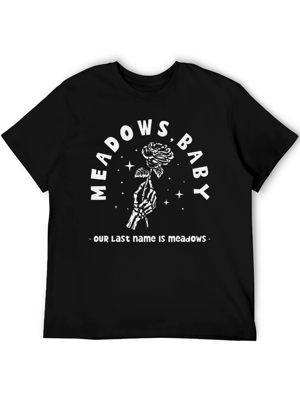Meadows Baby Graphic Tee - Black Cotton Comfort