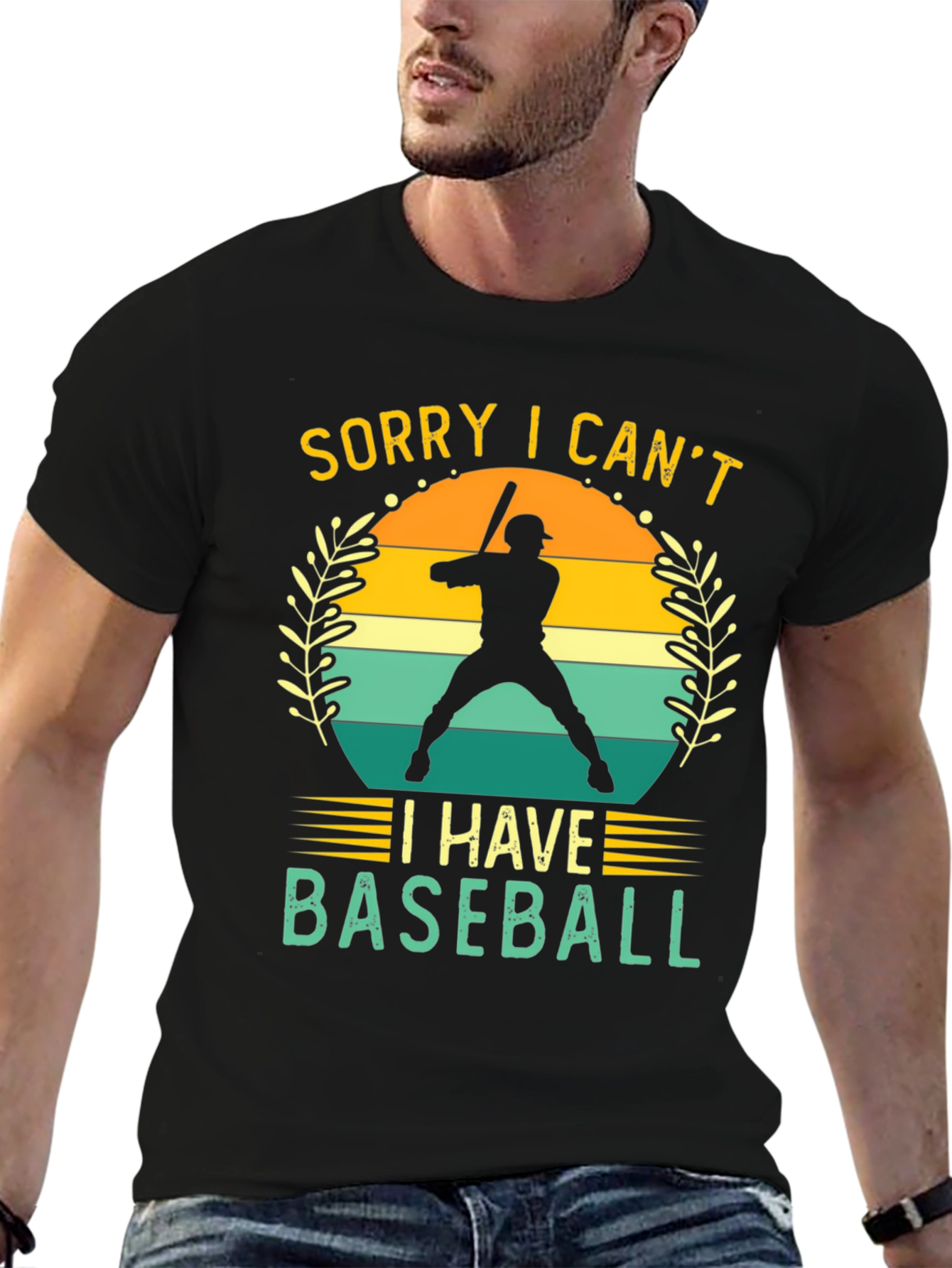 Sorry I Cant Baseball Graphic Tee