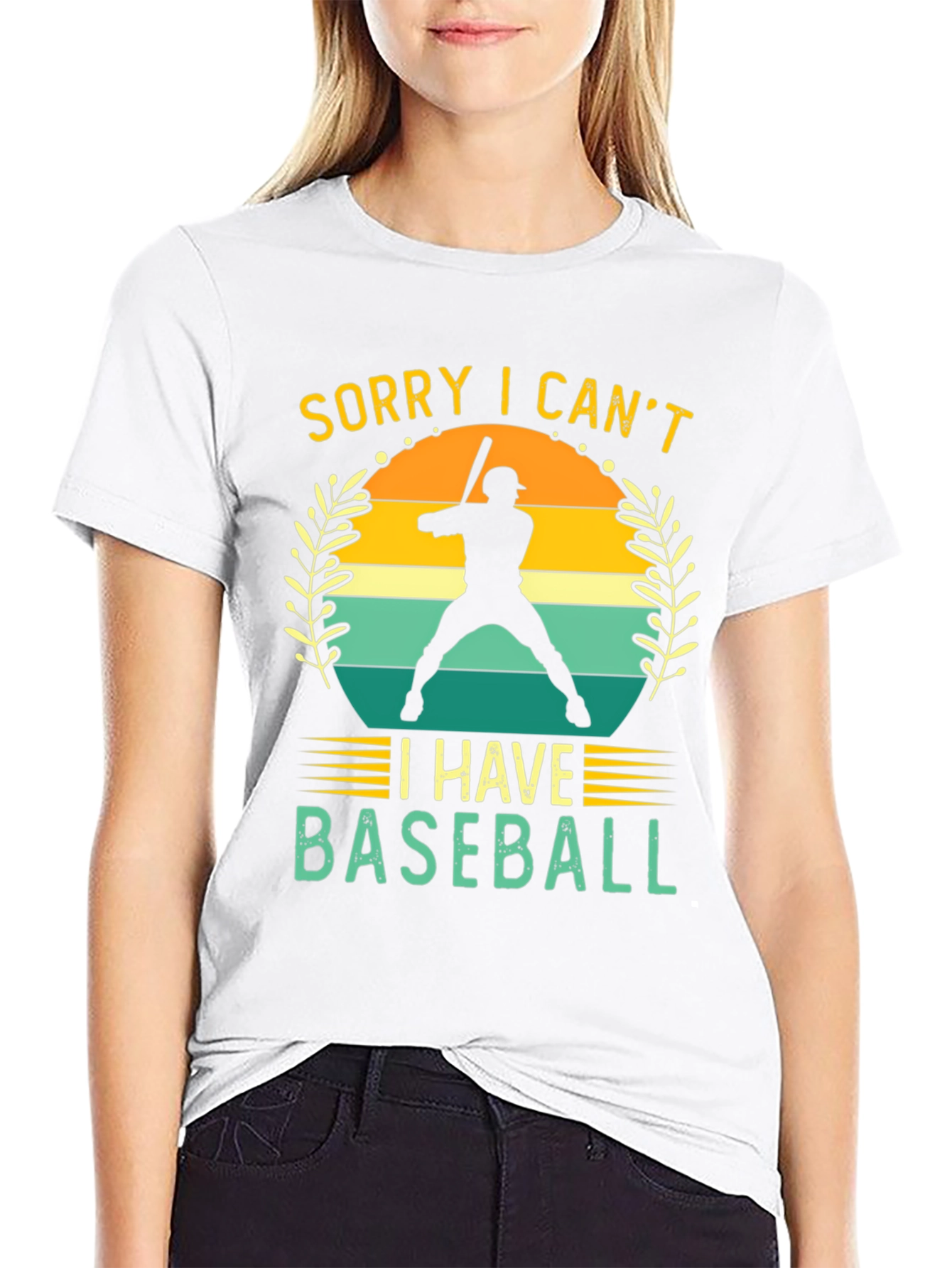 Sorry I Cant Baseball Graphic Tee
