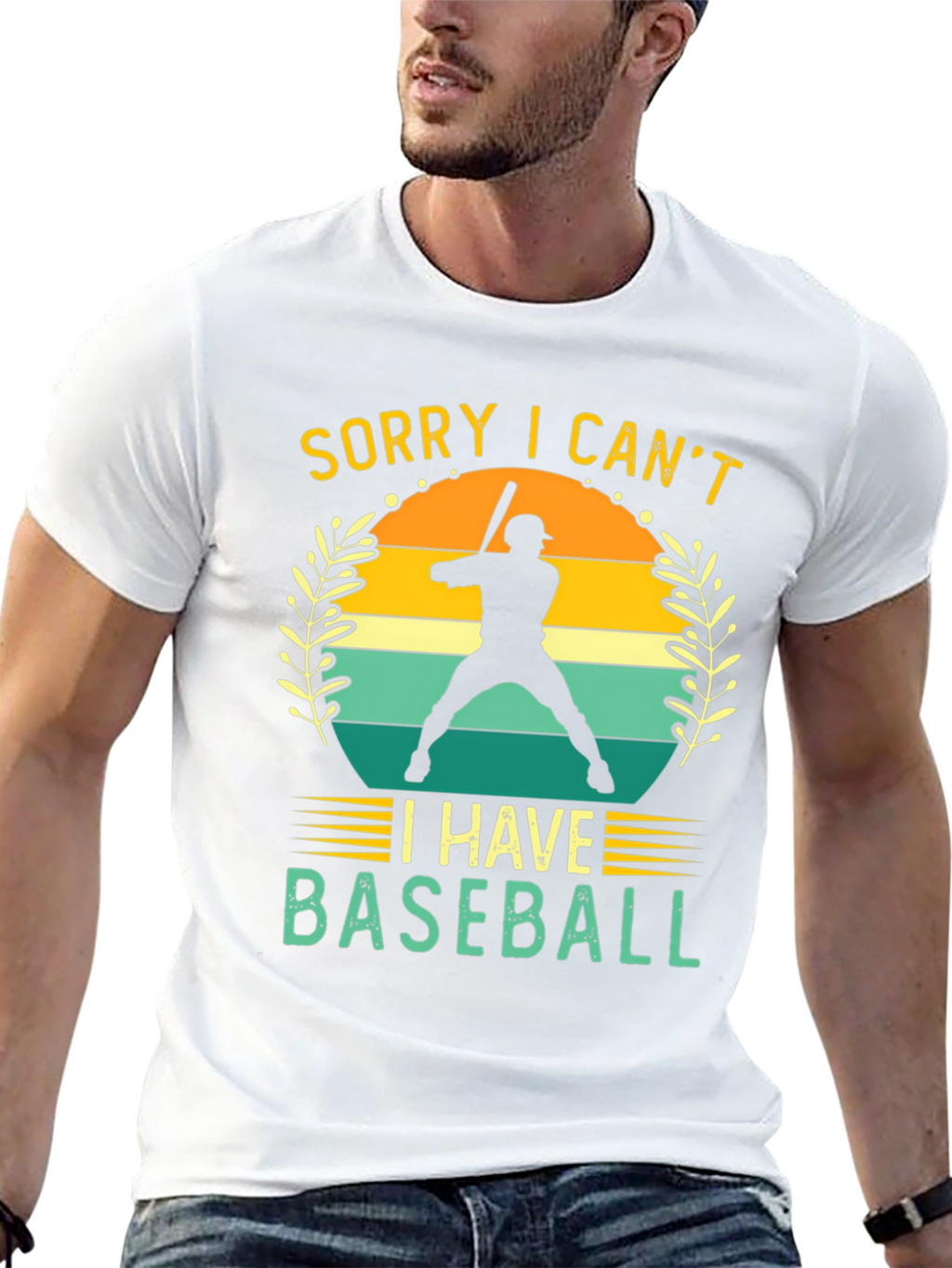 Sorry I Cant Baseball Graphic Tee