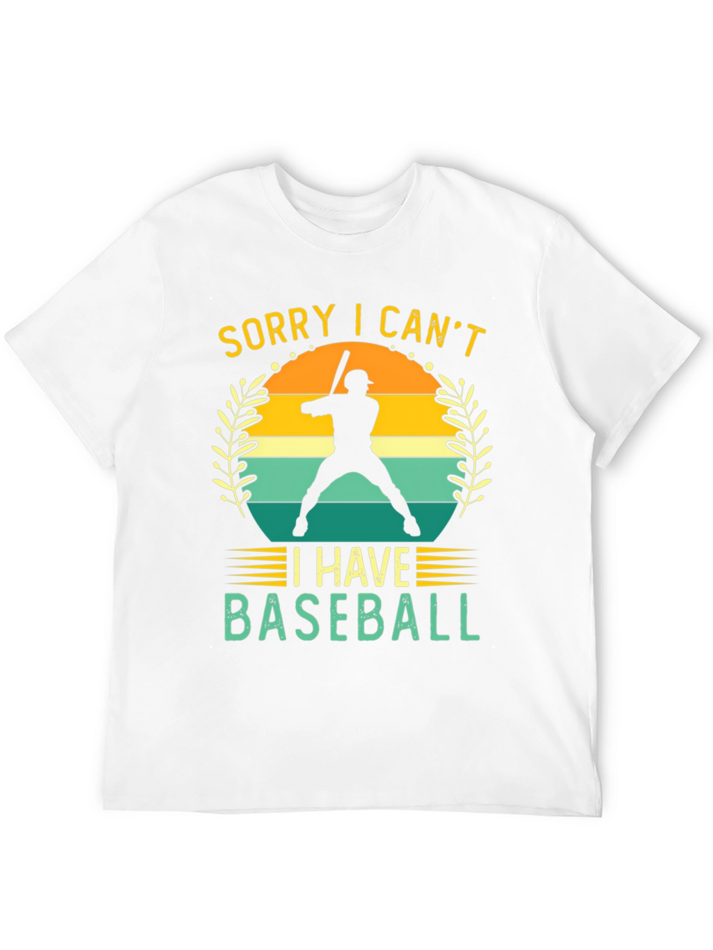Sorry I Cant Baseball Graphic Tee