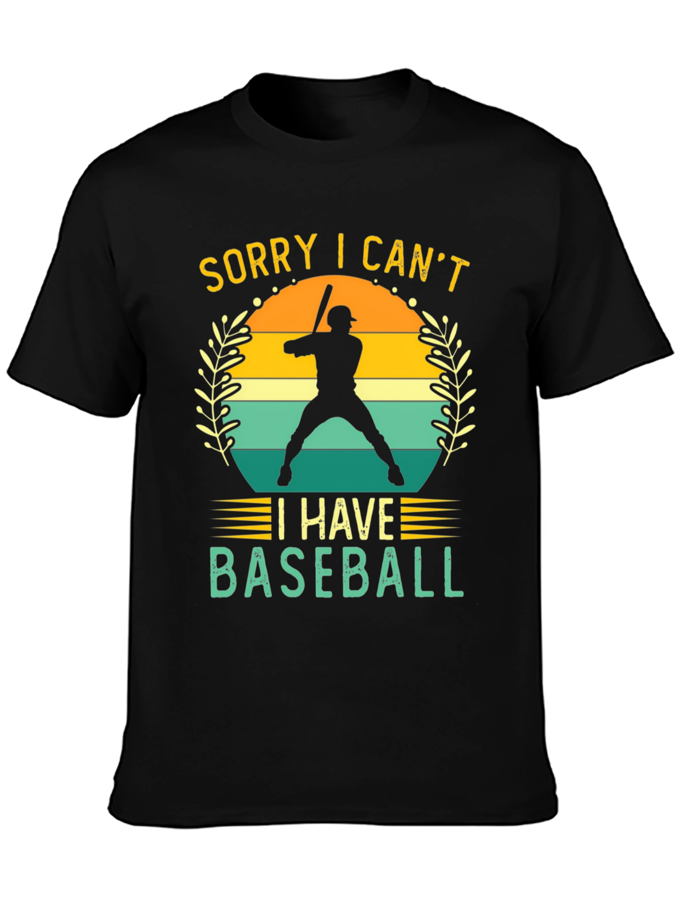 Sorry I Cant Baseball Graphic Tee