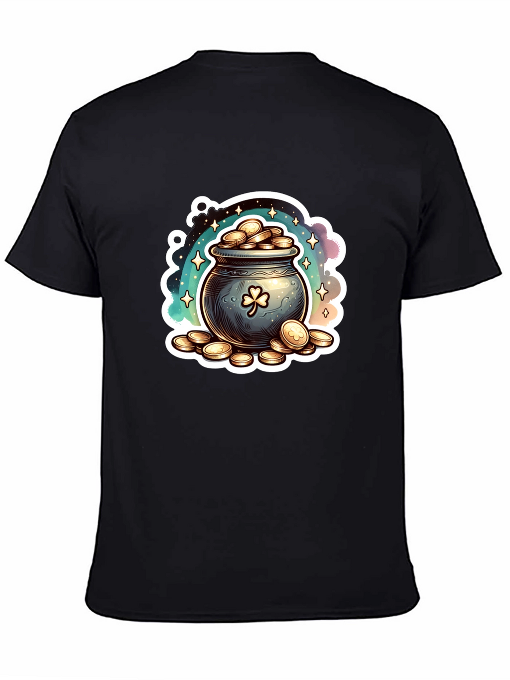 Lucky Pot of Gold St. Patricks Day Graphic T-Shirt
