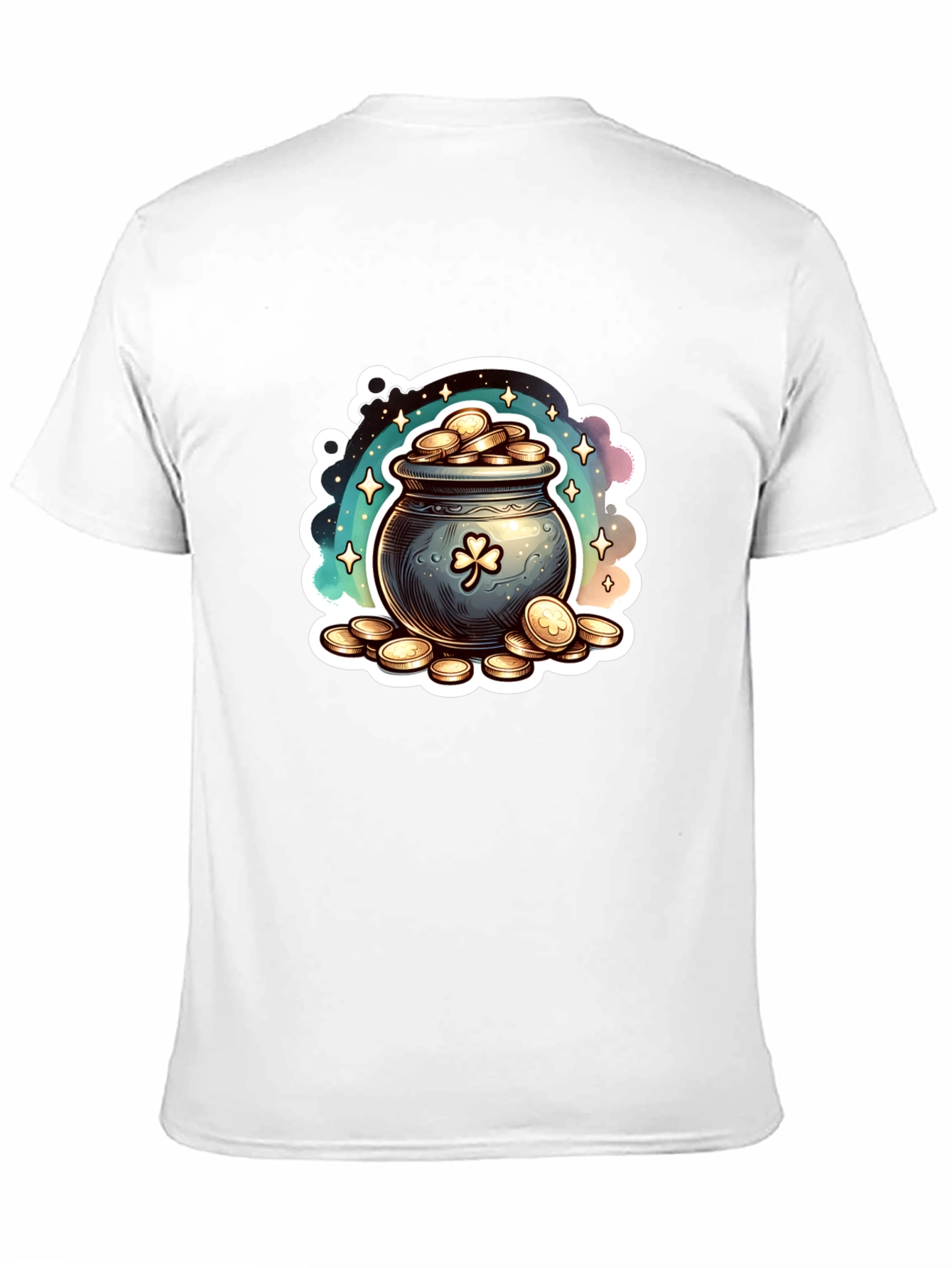 Lucky Pot of Gold St. Patricks Day Graphic T-Shirt