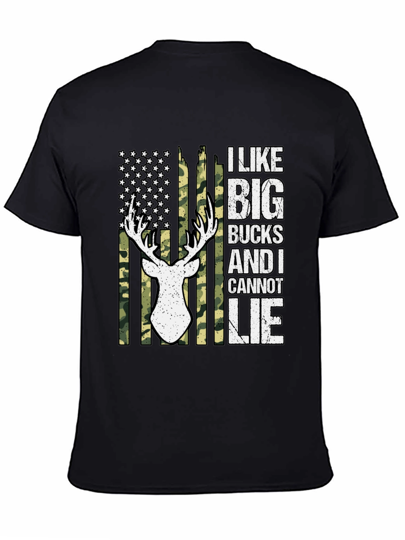 I Like Big Bucks Deer Hunting Graphic T-Shirt