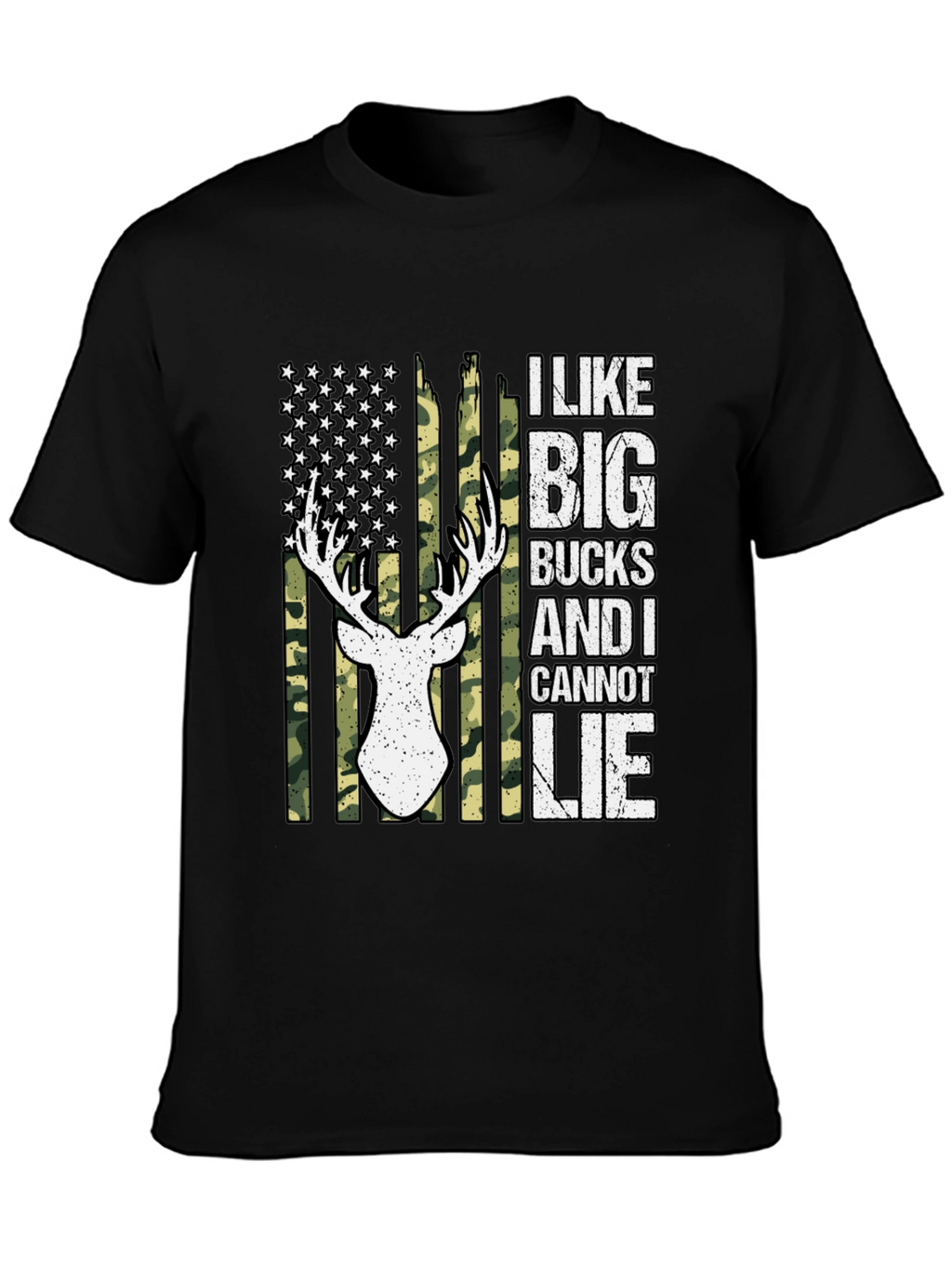 I Like Big Bucks Deer Hunting Graphic T-Shirt