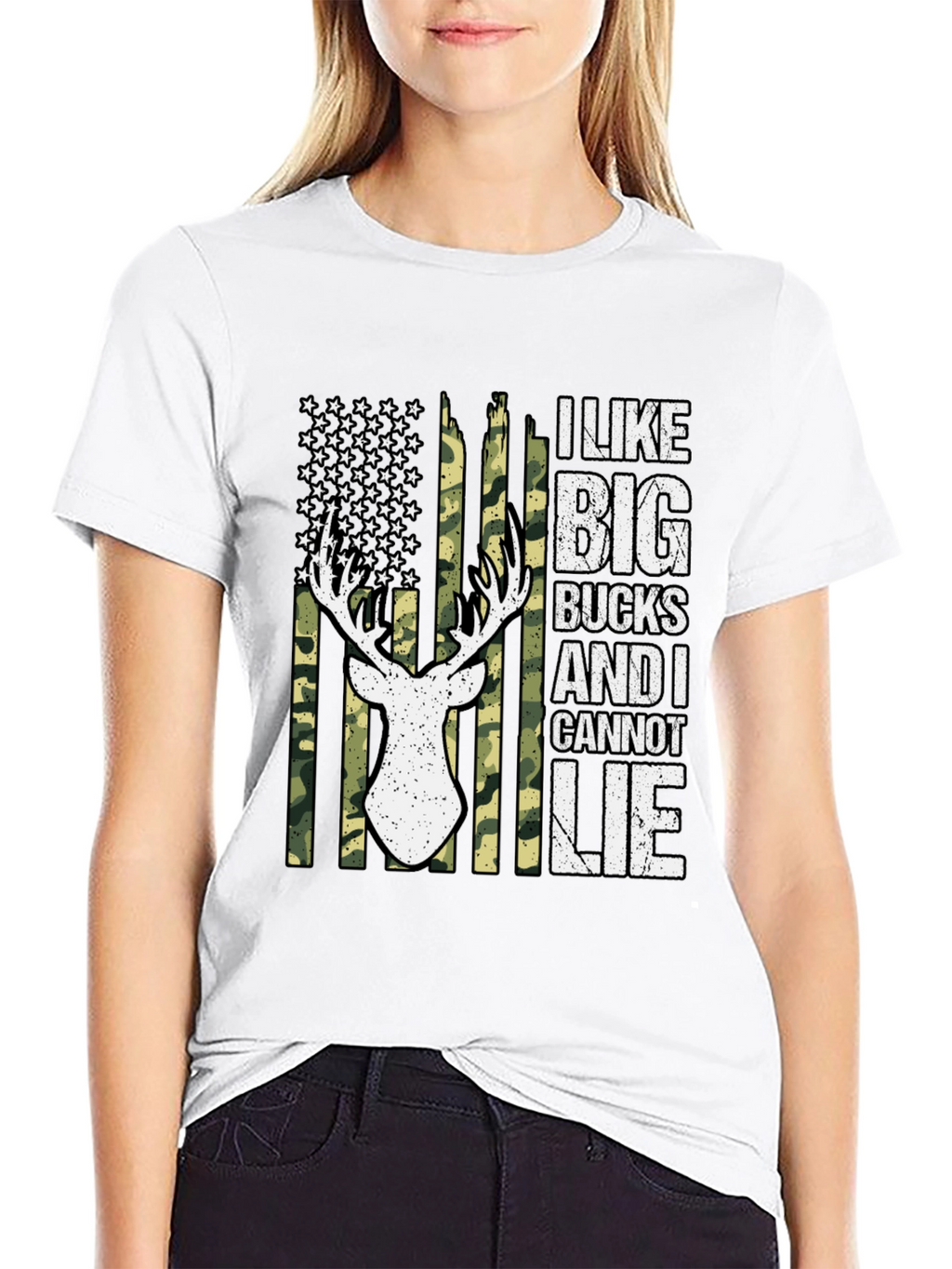 I Like Big Bucks Deer Hunting Graphic T-Shirt