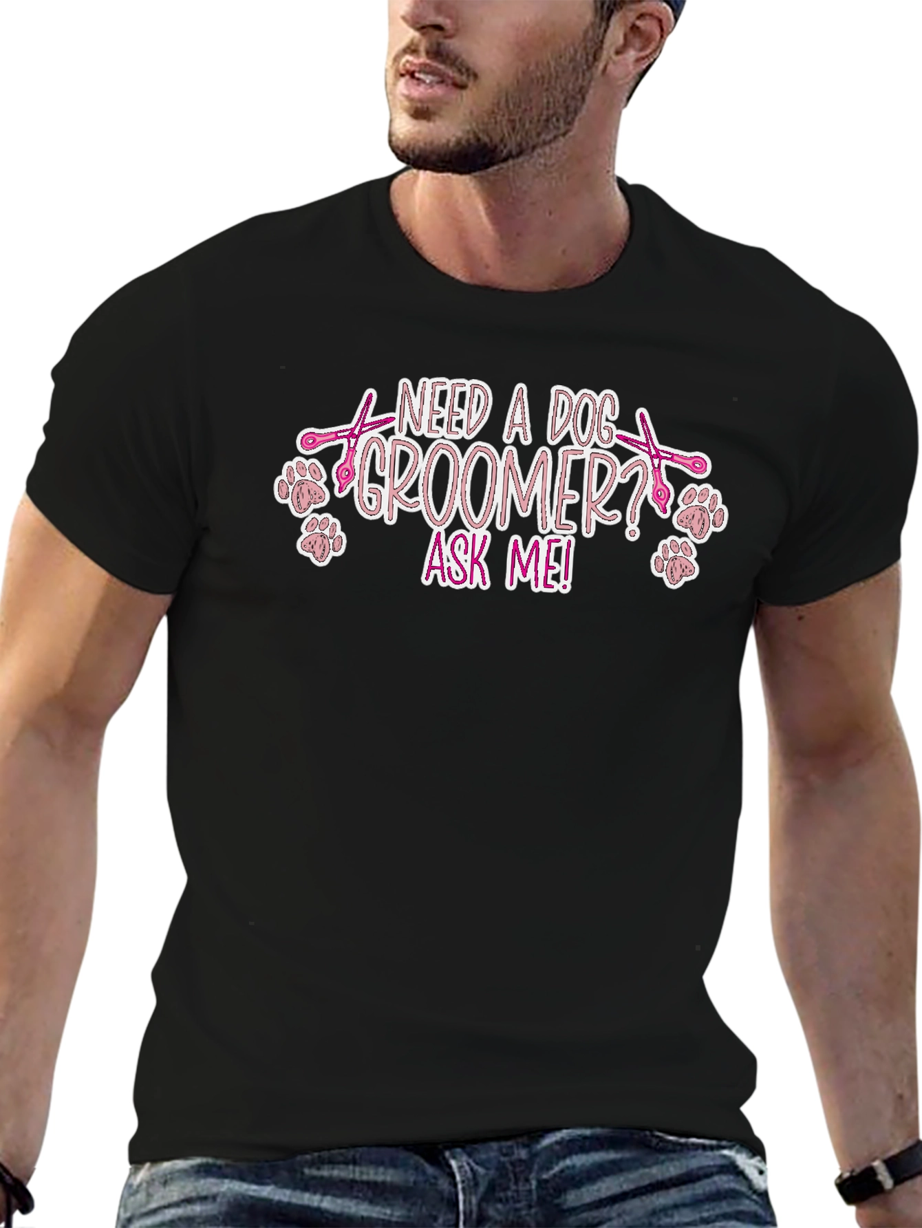 Dog Groomer Tee Shirt - Ask Me!