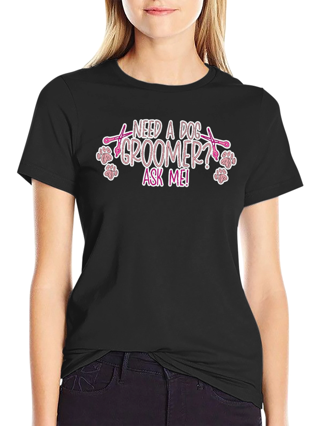 Dog Groomer Tee Shirt - Ask Me!