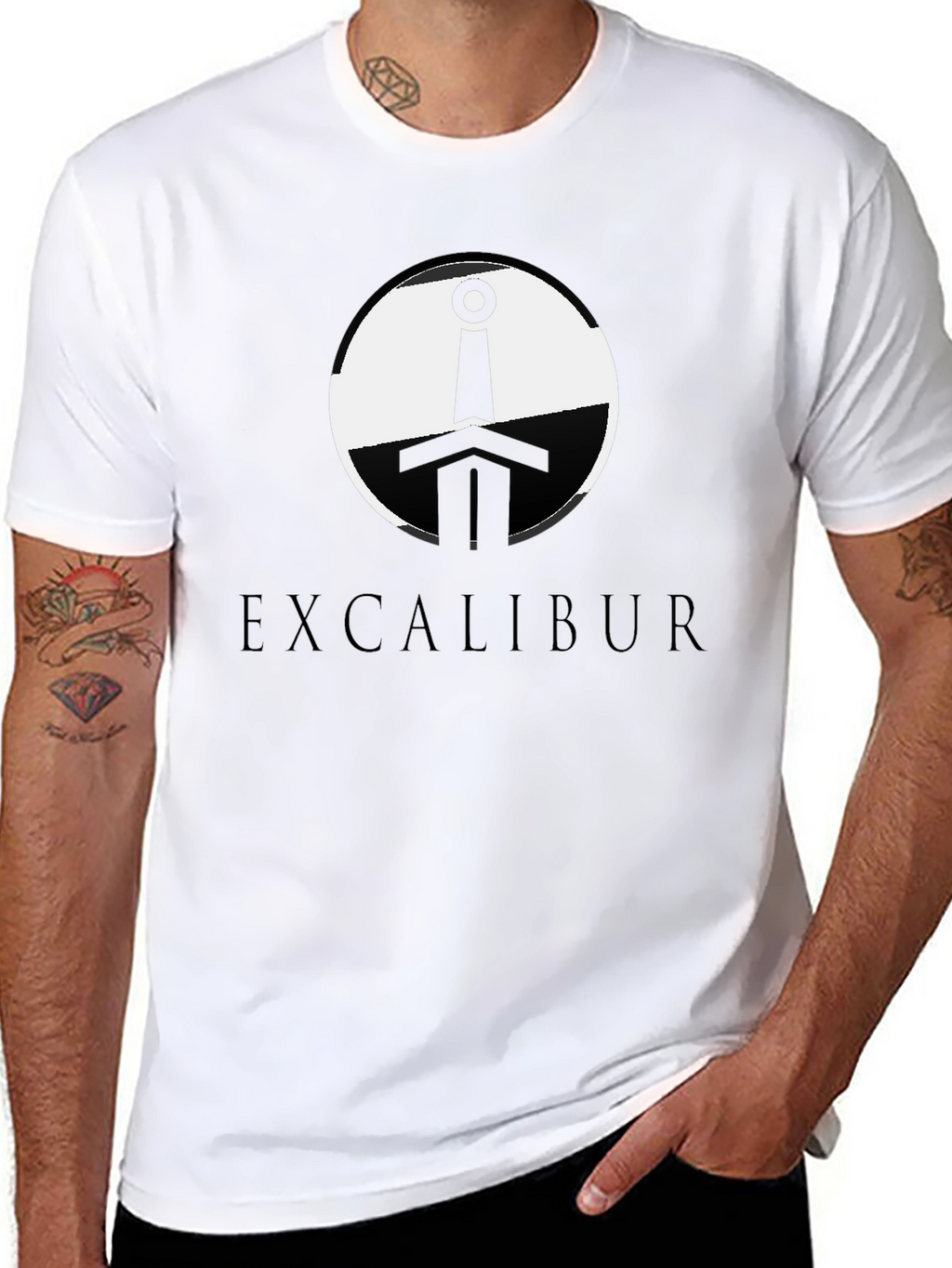 Excalibur Sword Graphic T-Shirt - Classic Legend
