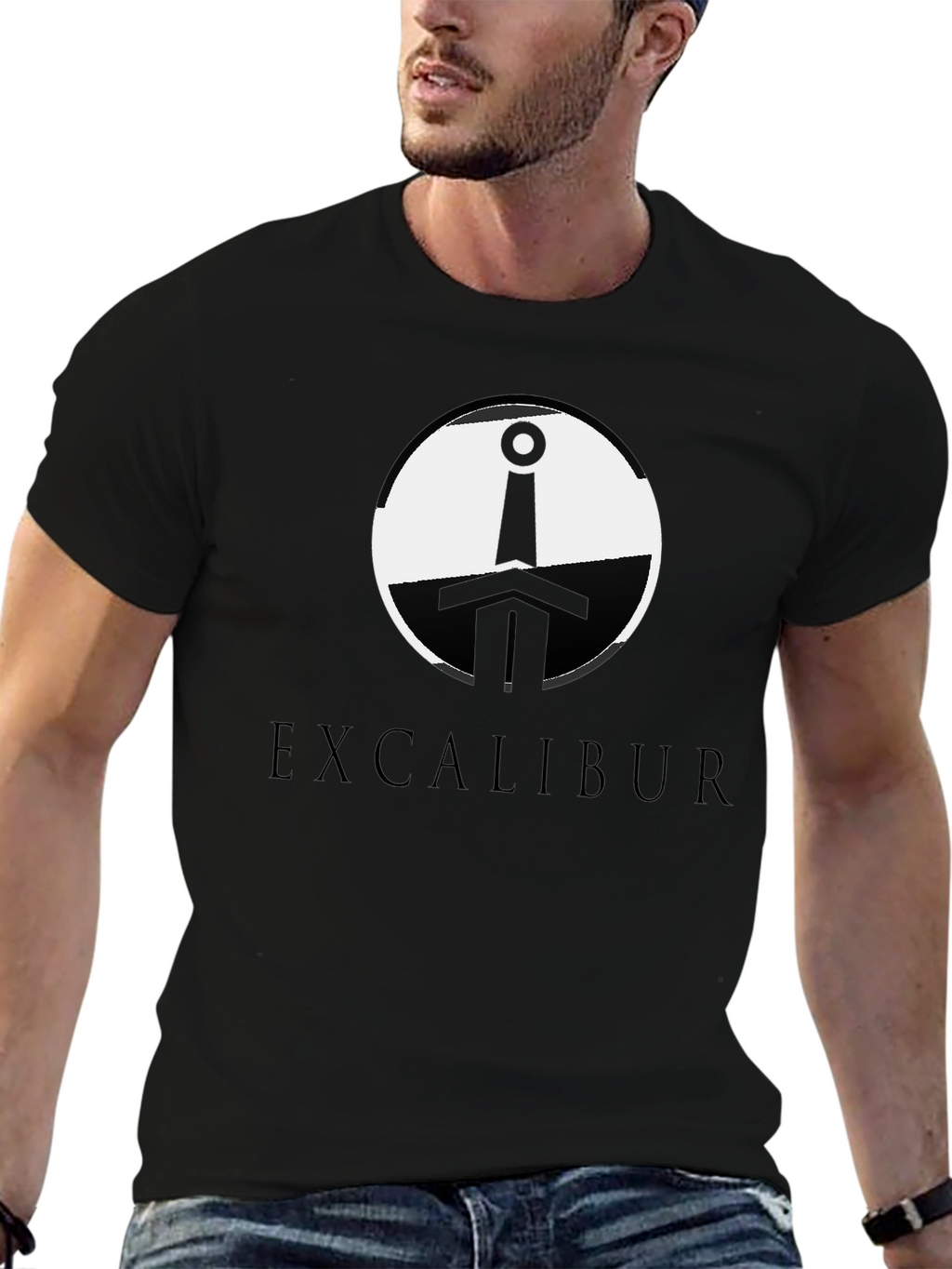 Excalibur Sword Graphic T-Shirt - Classic Legend