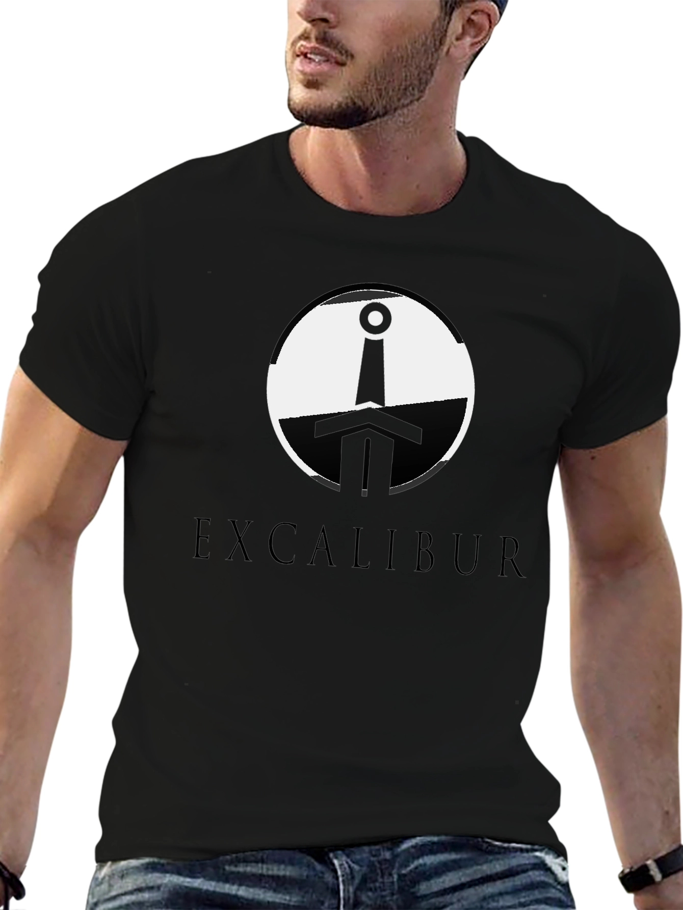 Excalibur Sword Graphic T-Shirt - Classic Legend