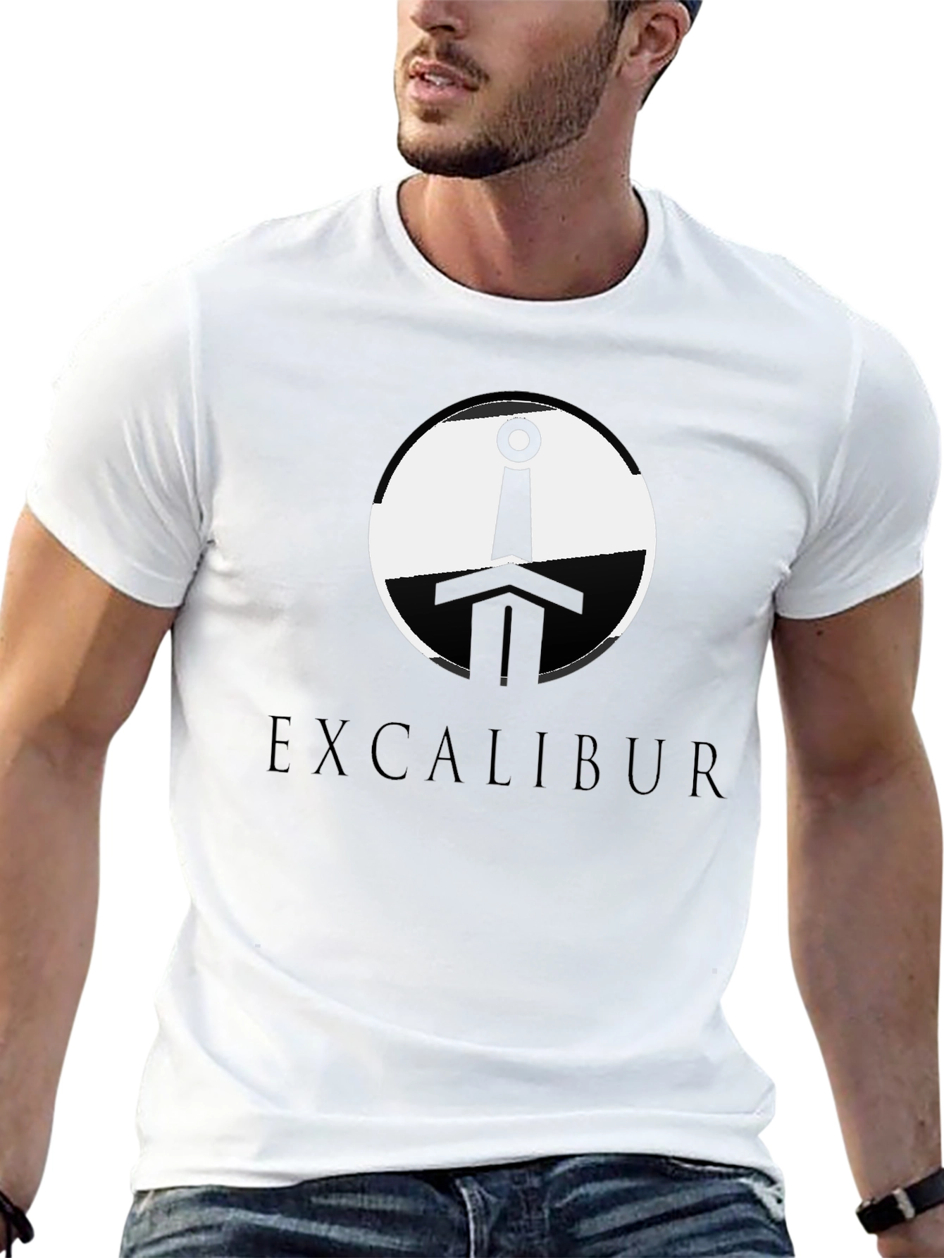 Excalibur Sword Graphic T-Shirt - Classic Legend