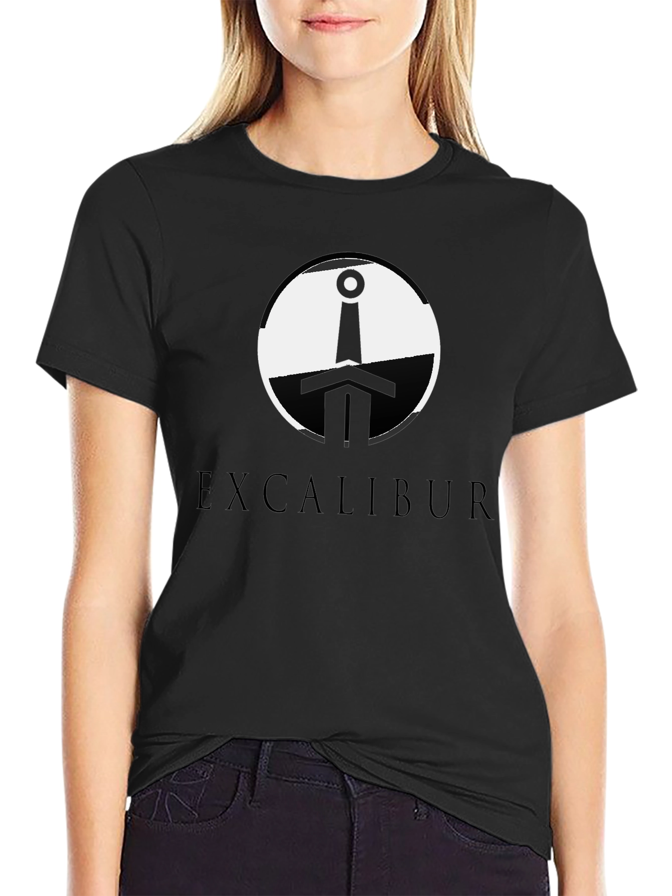 Excalibur Sword Graphic T-Shirt - Classic Legend