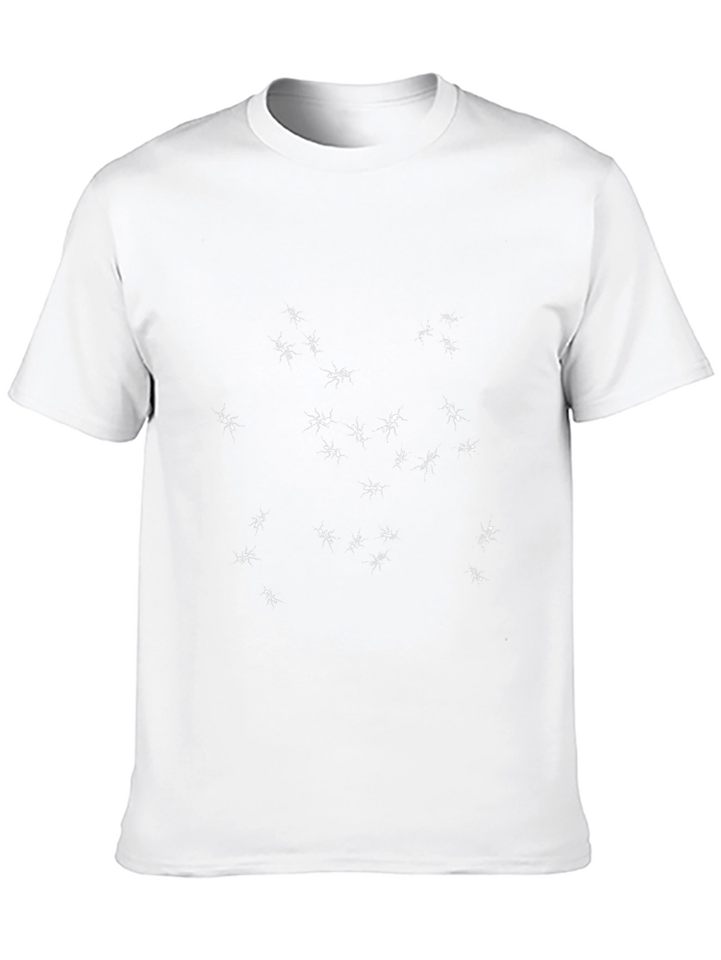 Ant Print Black T-Shirt | Casual Wear