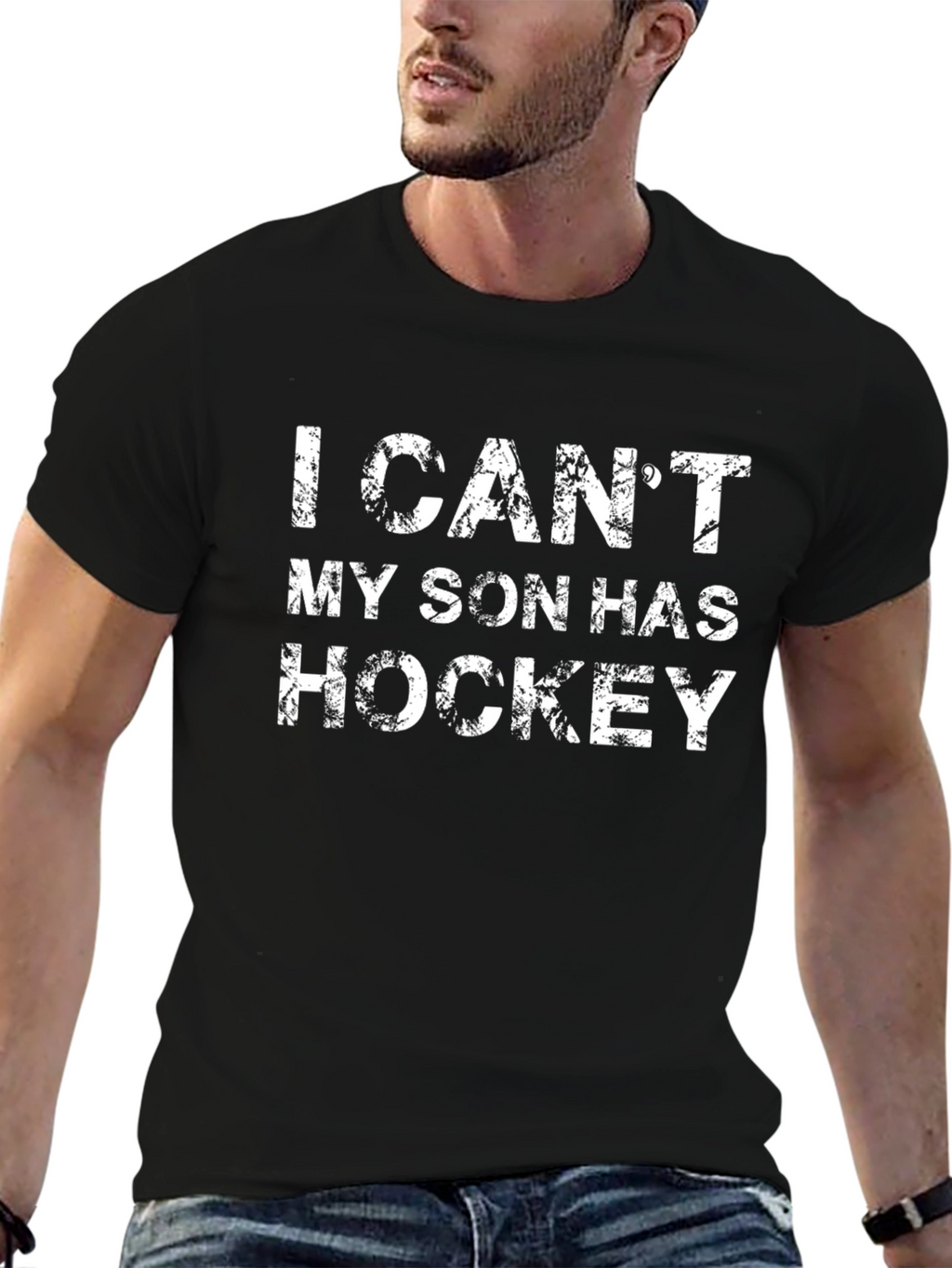 Son Has Hockey T-Shirt: Dad Apparel