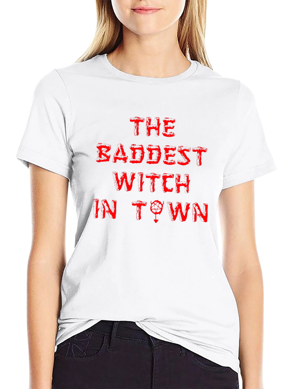 The Baddest Witch in Town Black Graphic Tee