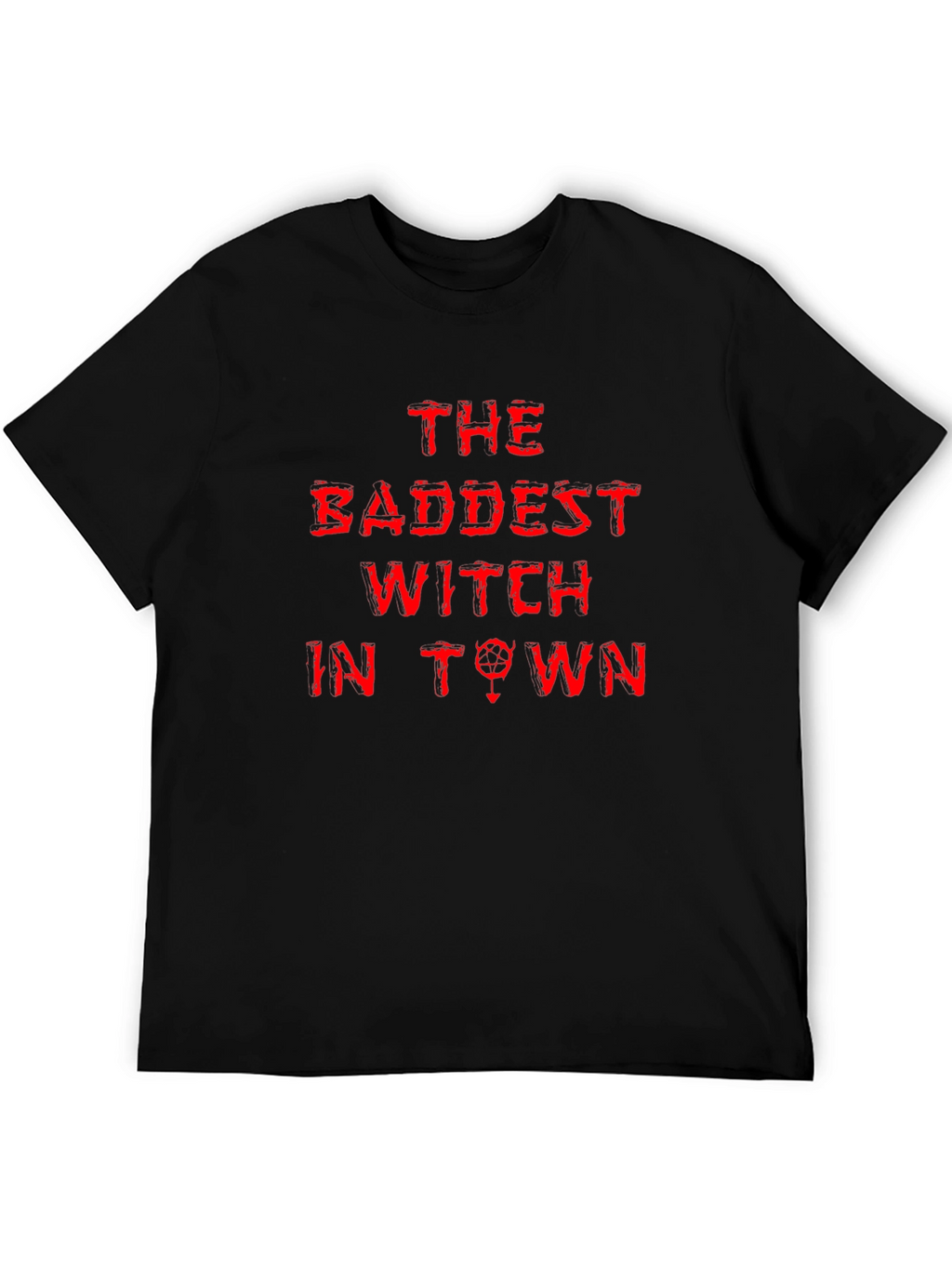 The Baddest Witch in Town Black Graphic Tee