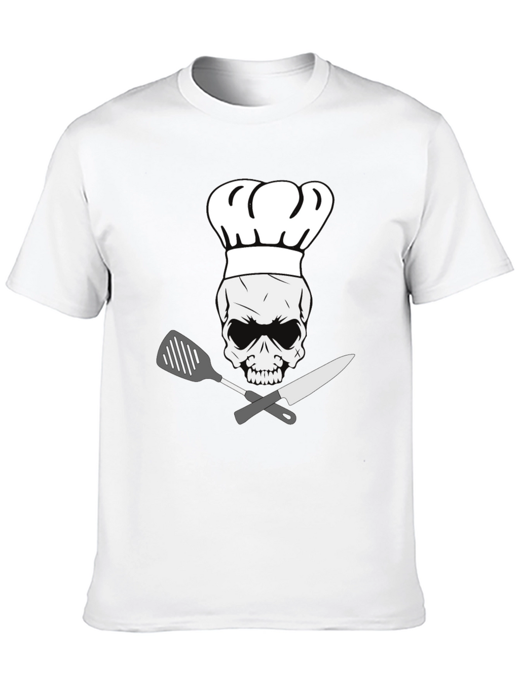 Chef Skull T-Shirt - Culinary Skeleton Tee