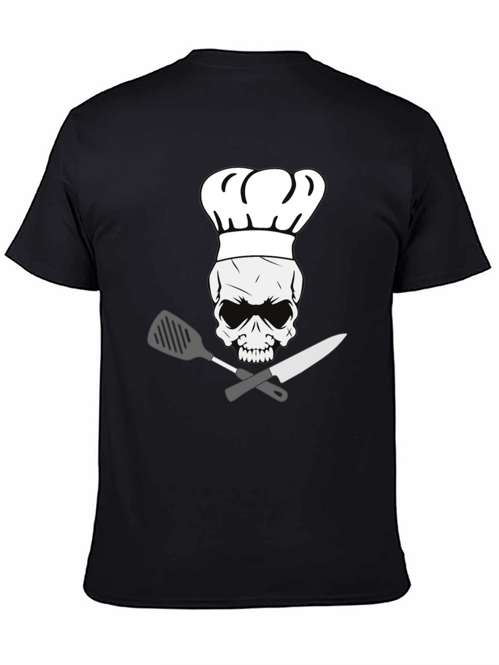 Chef Skull T-Shirt - Culinary Skeleton Tee