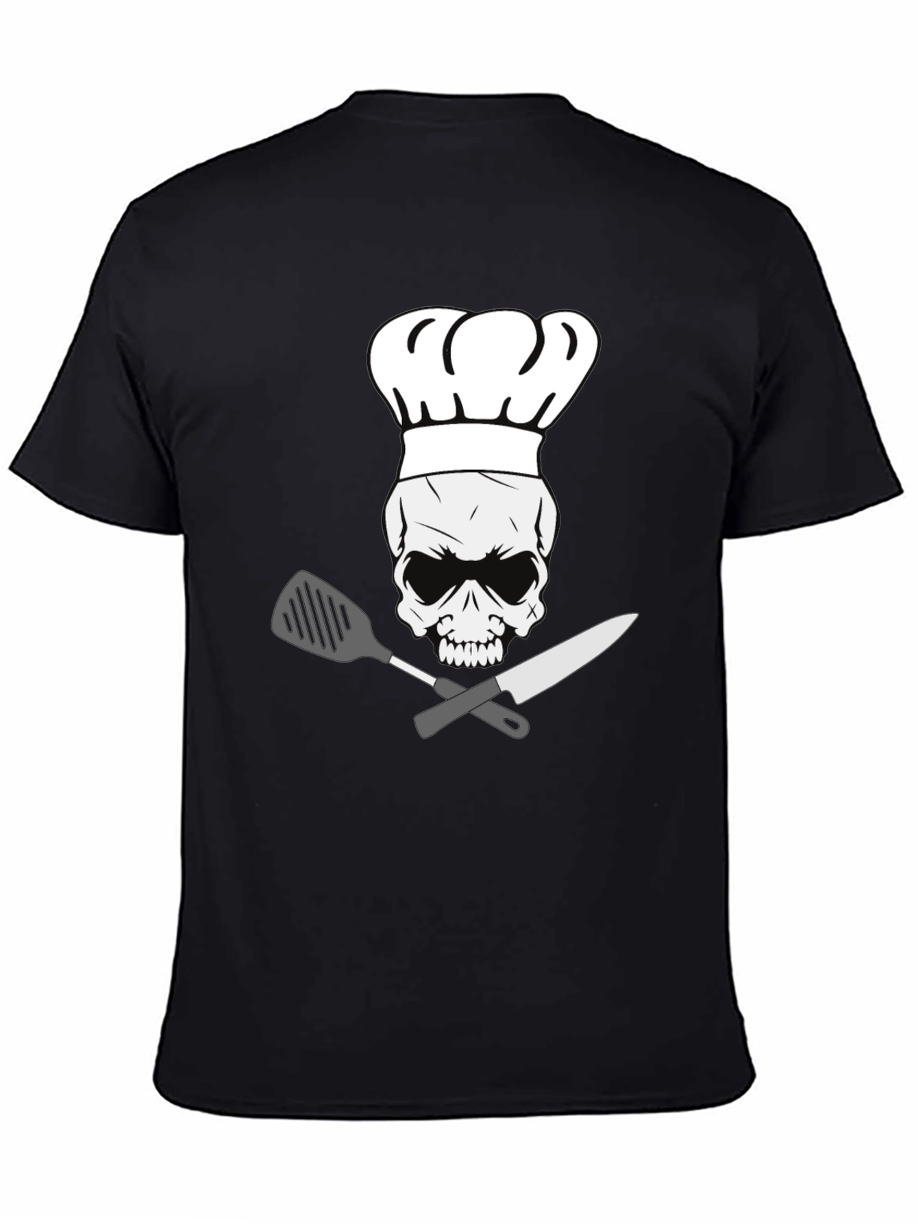 Chef Skull T-Shirt - Culinary Skeleton Tee