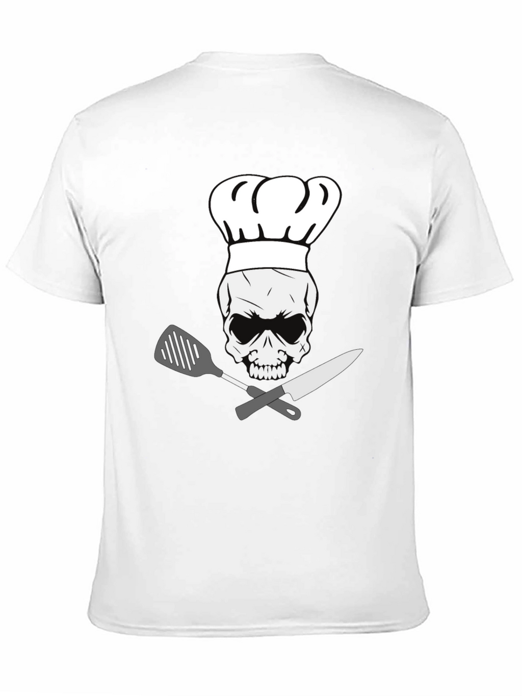 Chef Skull T-Shirt - Culinary Skeleton Tee
