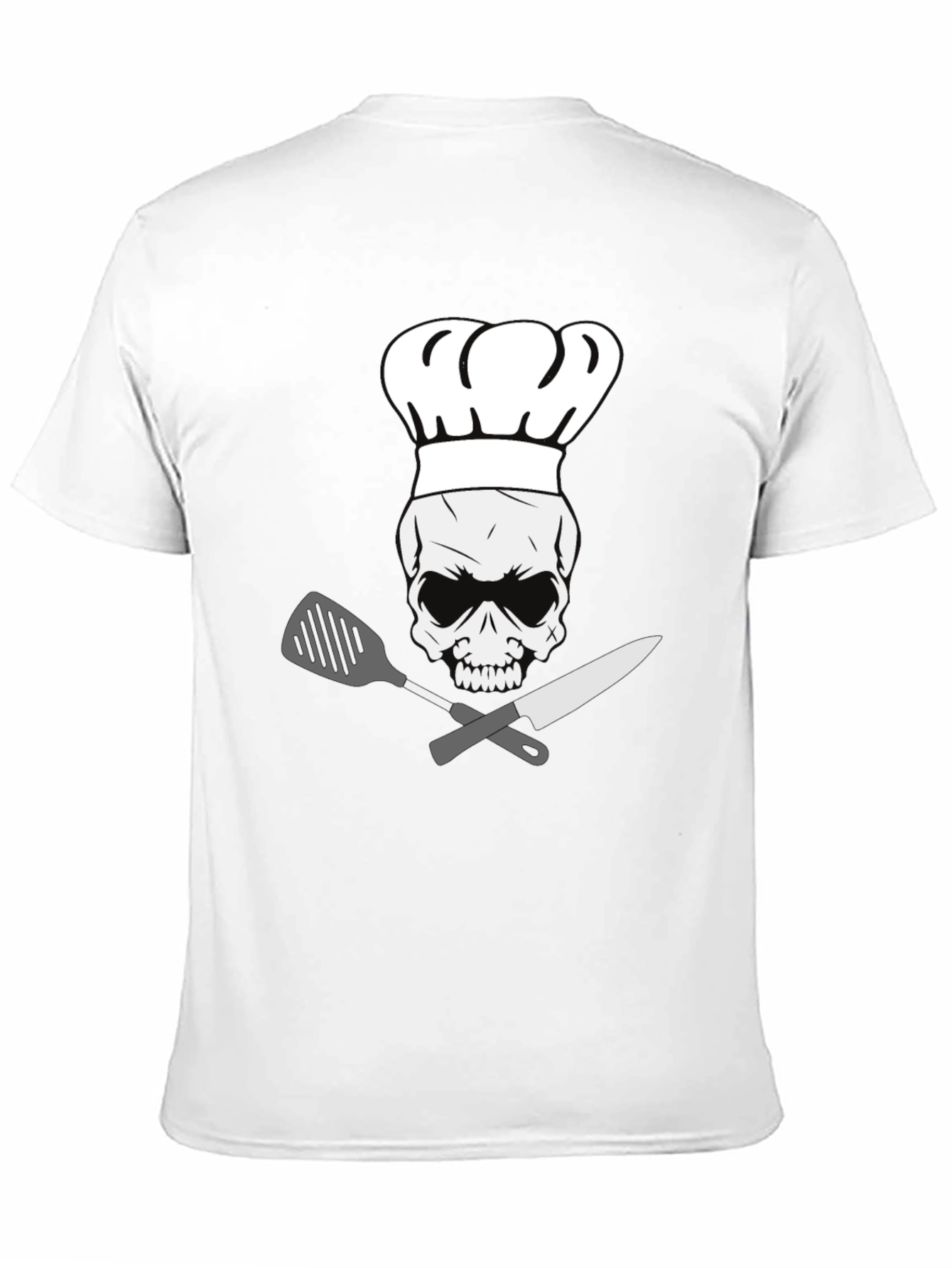 Chef Skull T-Shirt - Culinary Skeleton Tee