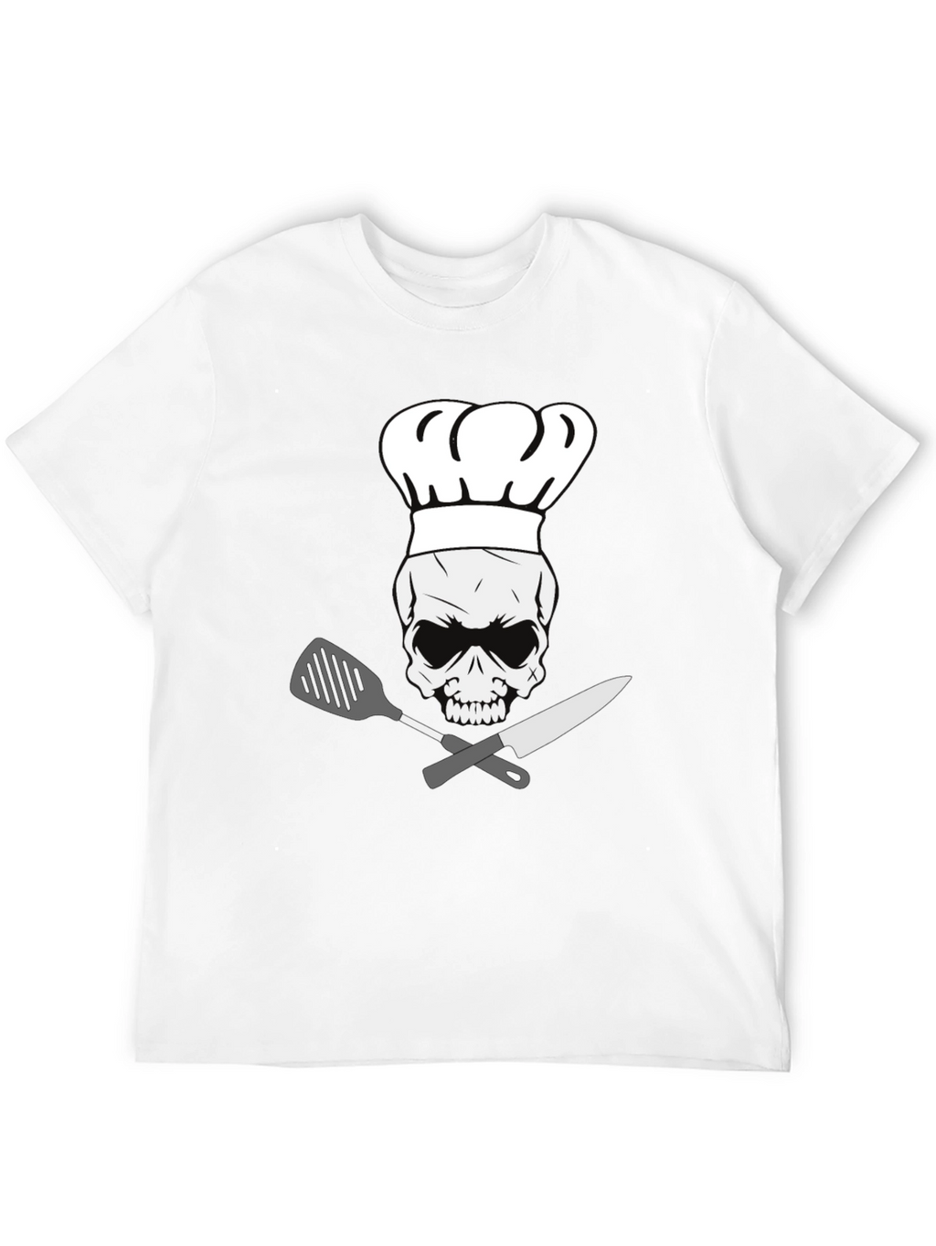 Chef Skull T-Shirt - Culinary Skeleton Tee