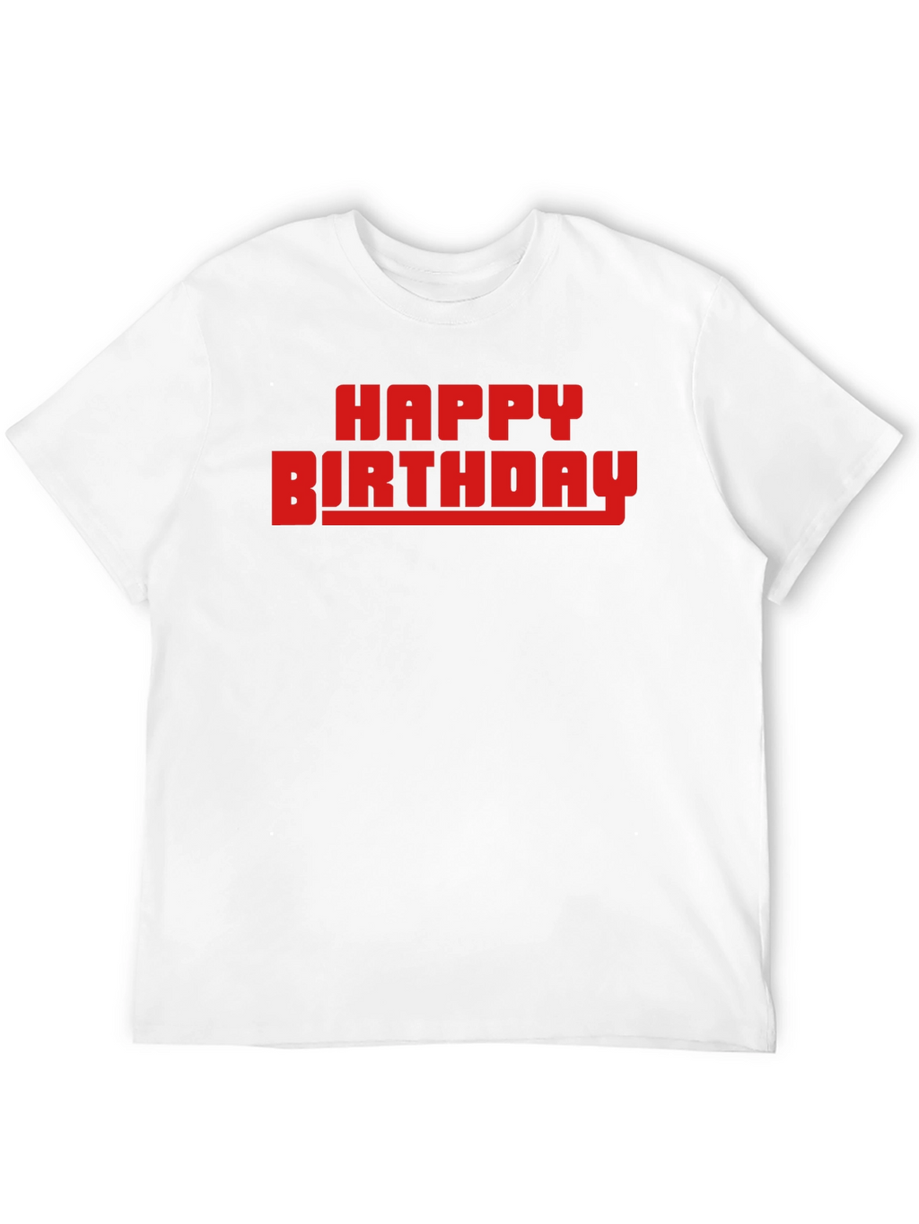 Happy Birthday Graphic T-Shirt - Black Cotton Tee
