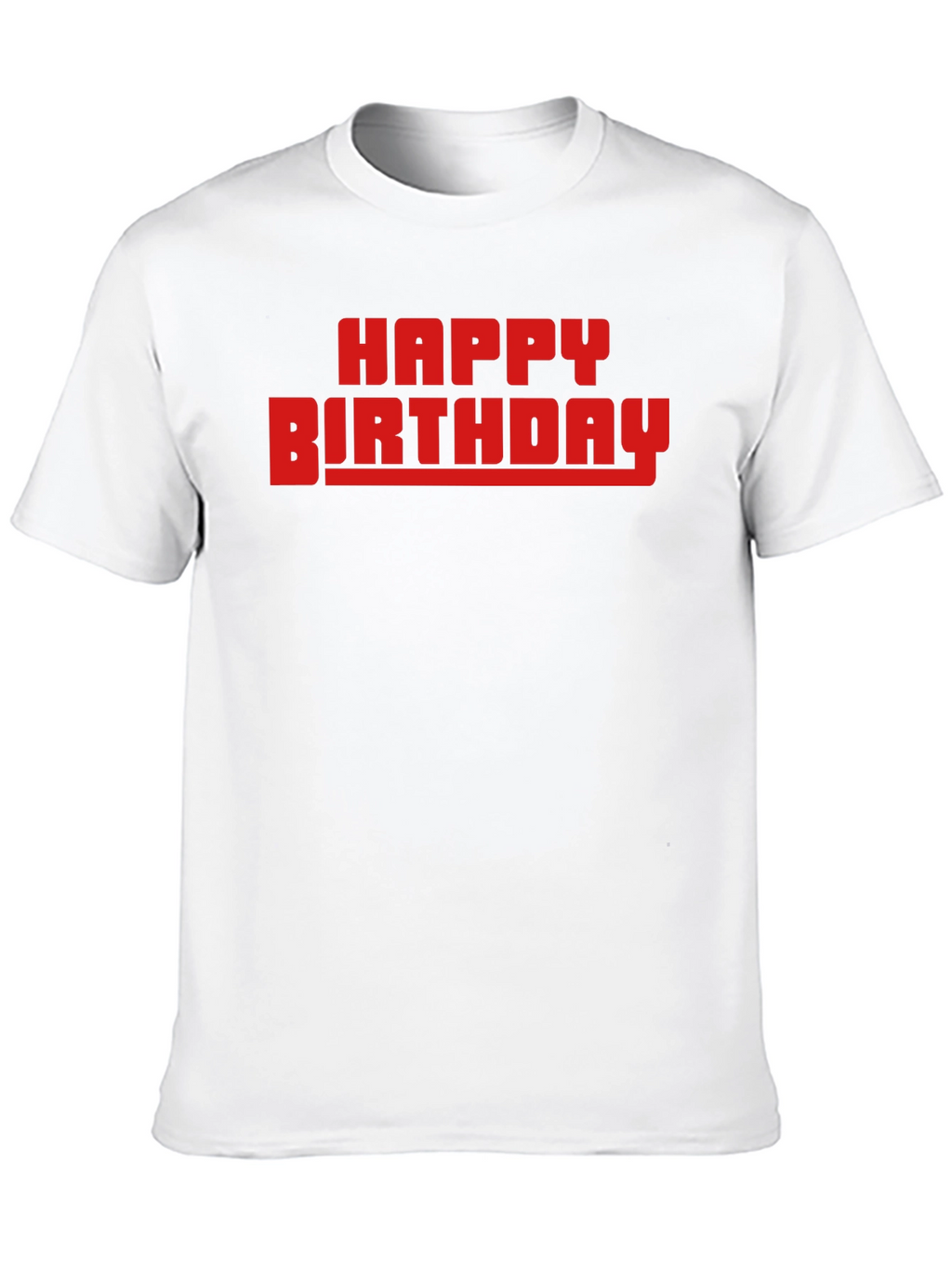 Happy Birthday Graphic T-Shirt - Black Cotton Tee